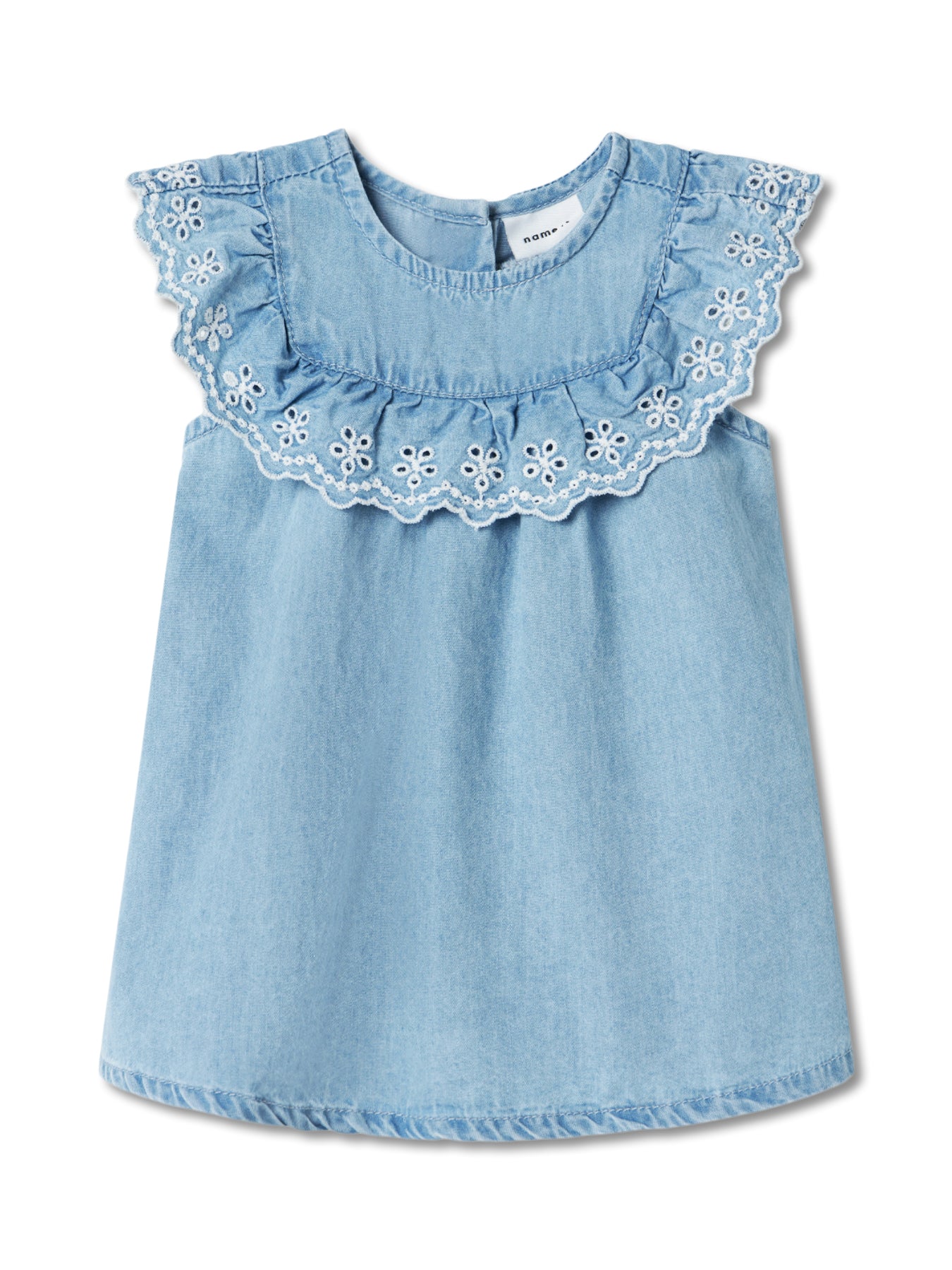Cotton Lace Trim Dress