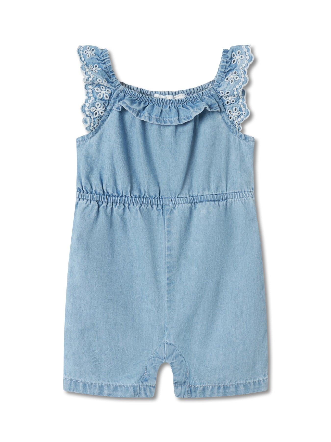 Cotton Denim Playsuit