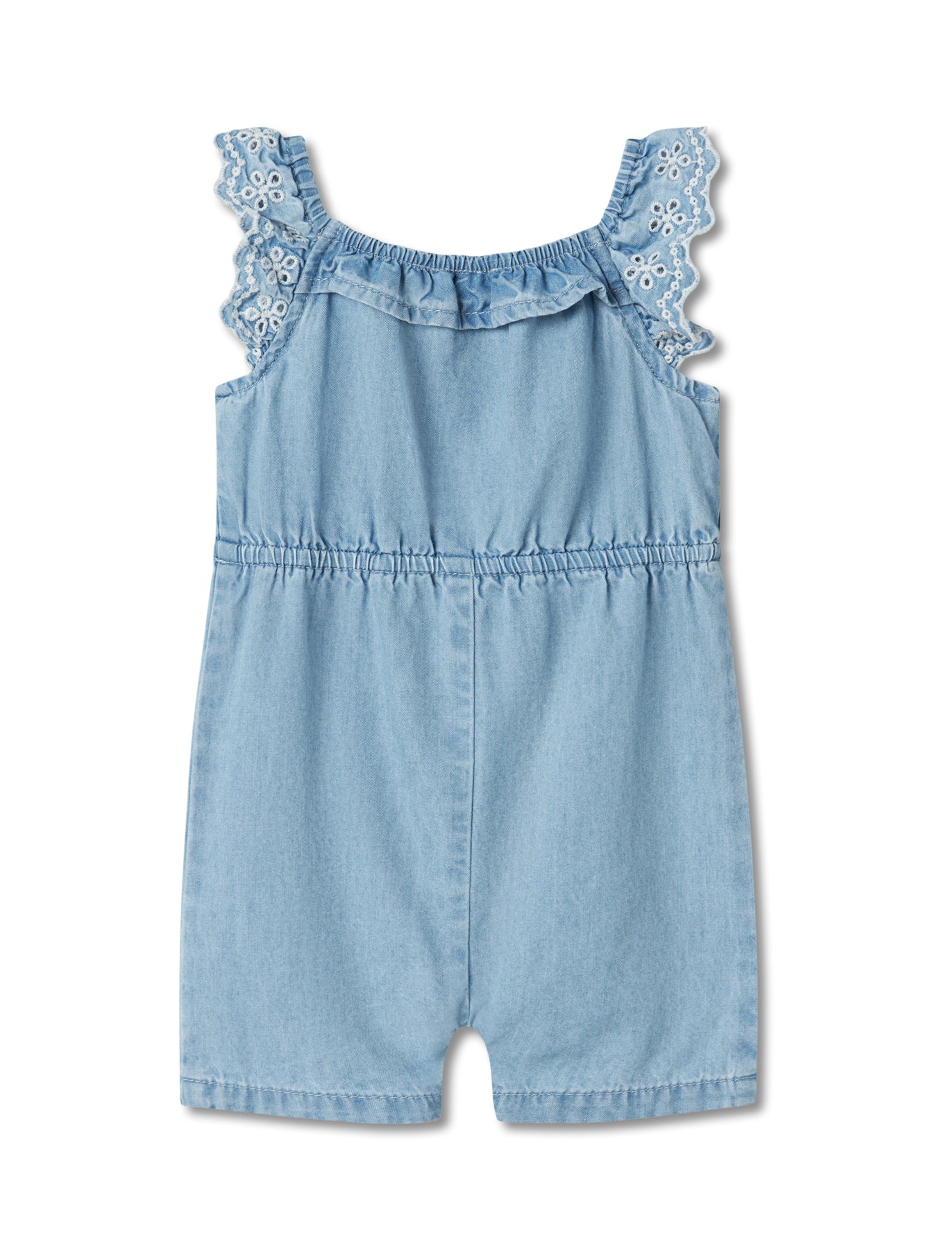 Cotton Denim Playsuit