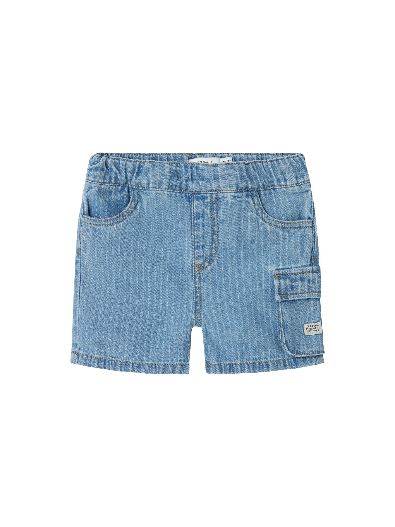Denim Cargo Shorts
