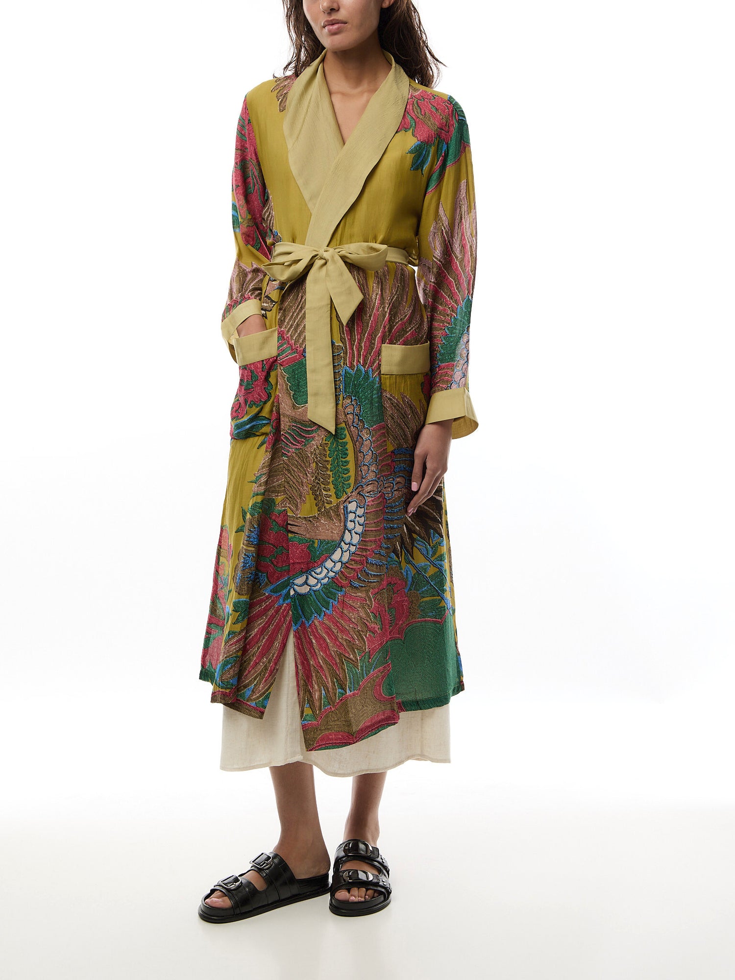 Crane Olive Gown