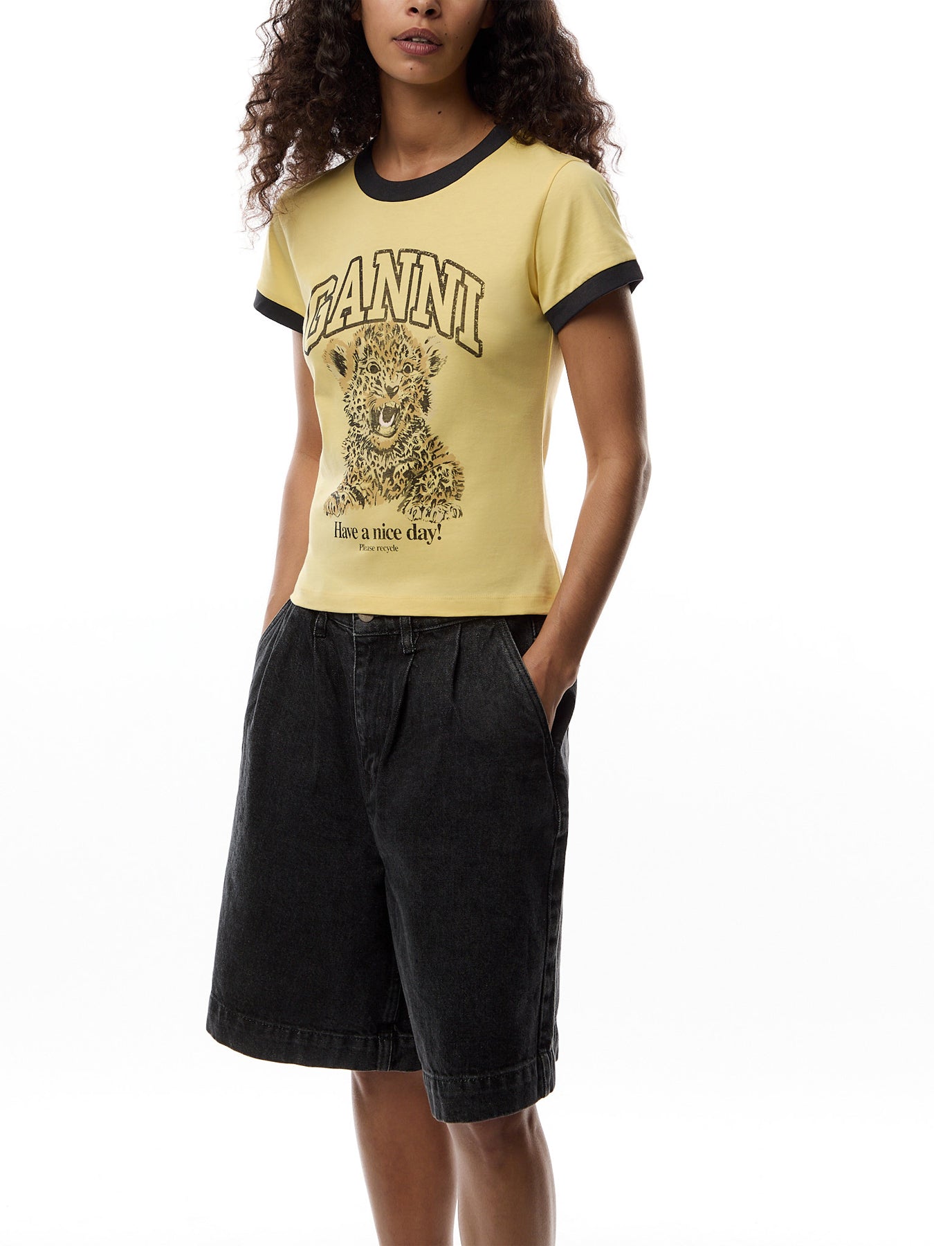 Basic Jersey Leopard T-Shirt