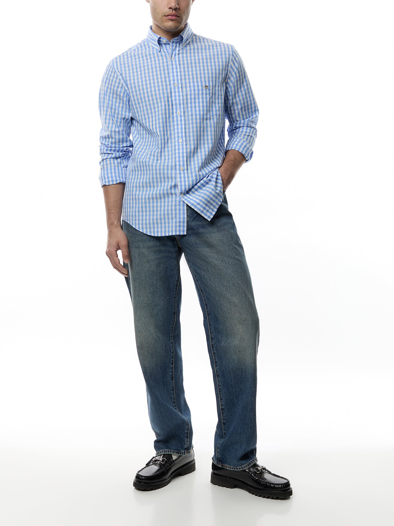 Classic Poplin Gingham Shirt