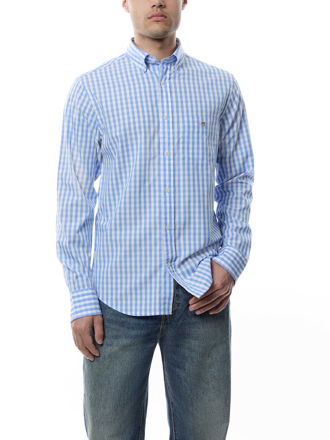 Classic Poplin Gingham Shirt