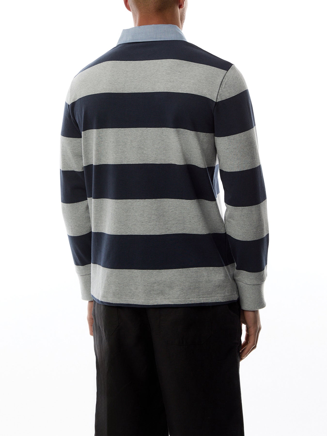 Chambray Stripe Heavy Rugger Rugby