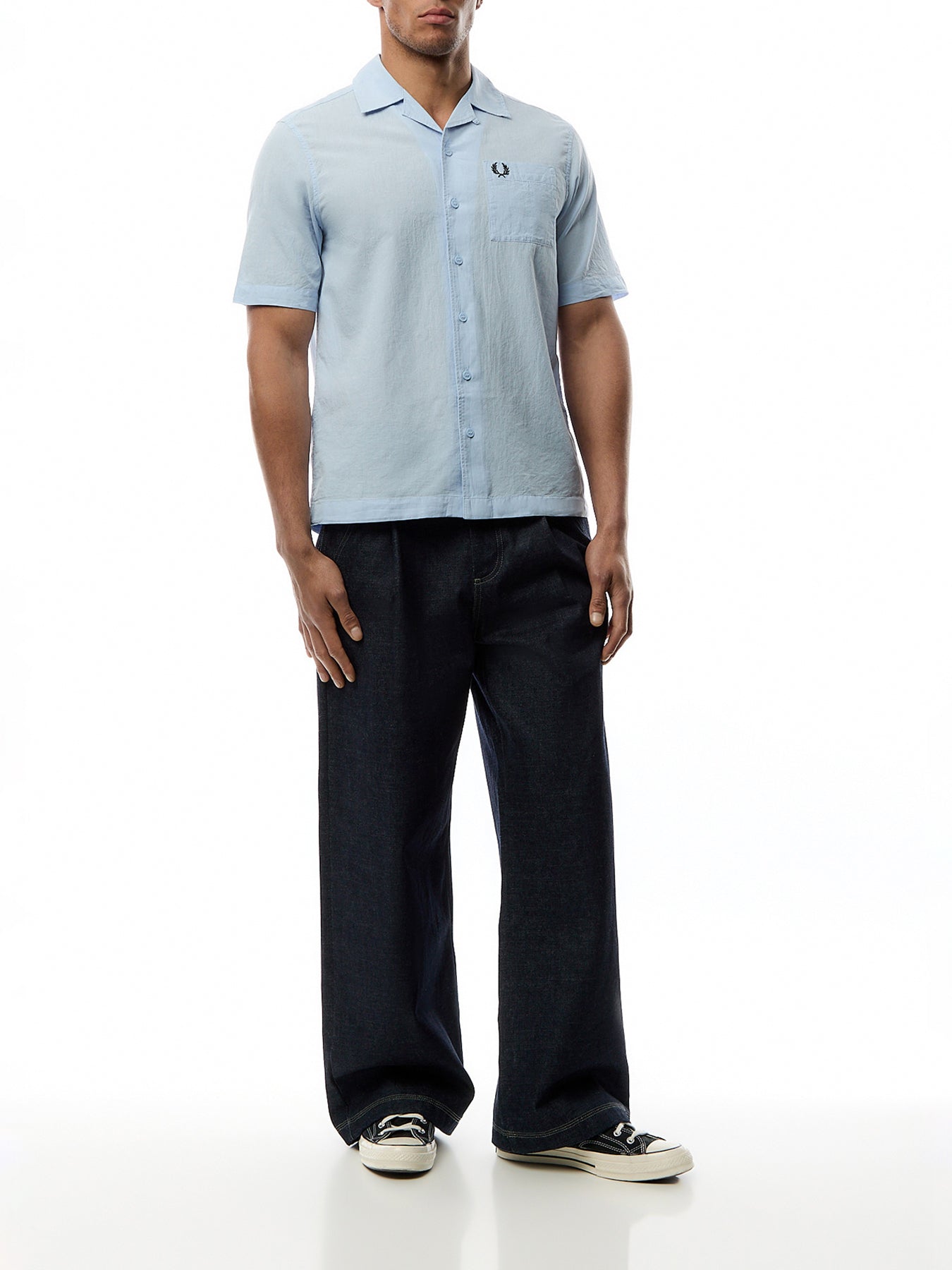Lightweight Texture Short Sleeves Shirt