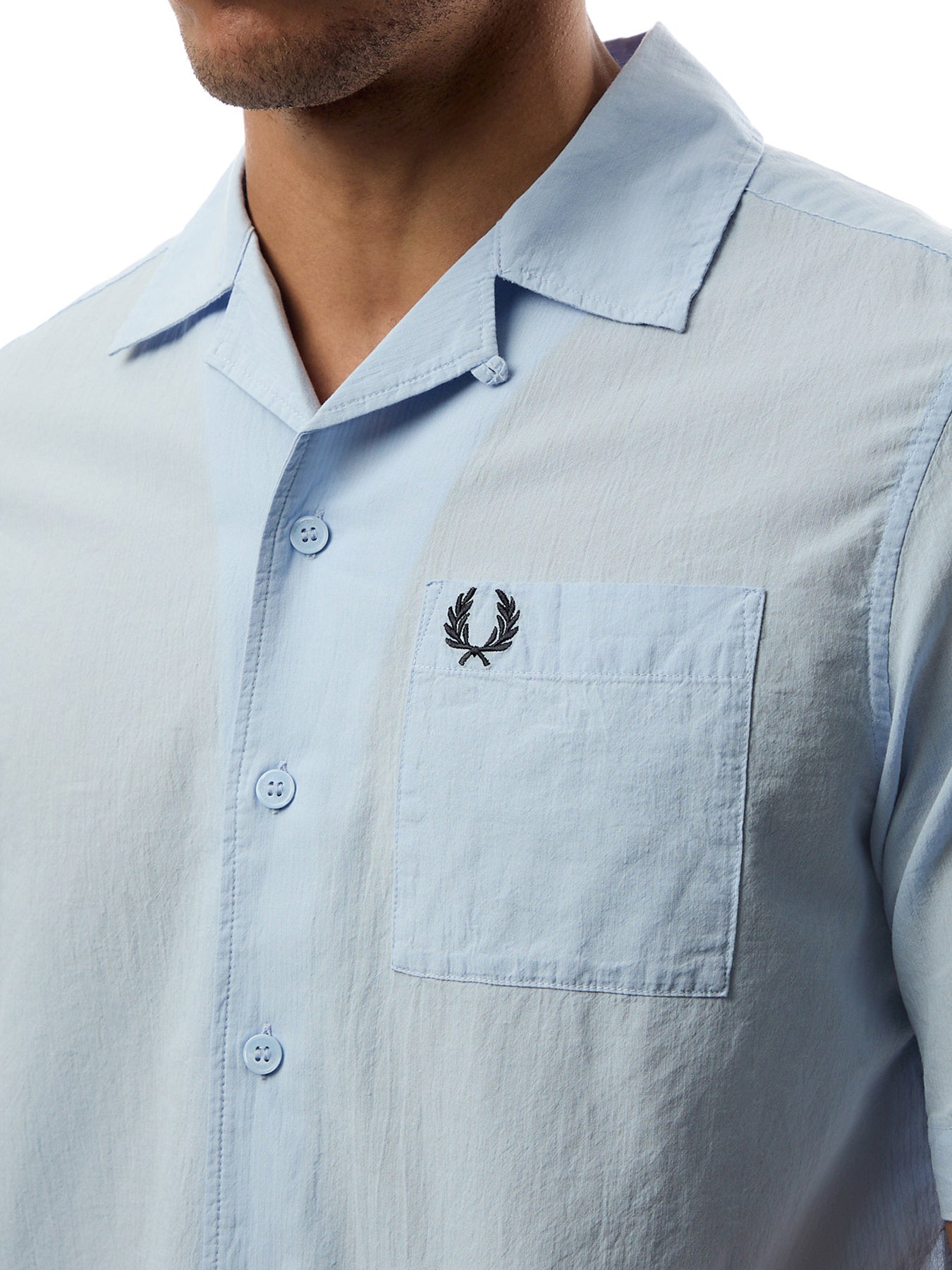 Lightweight Texture Short Sleeves Shirt