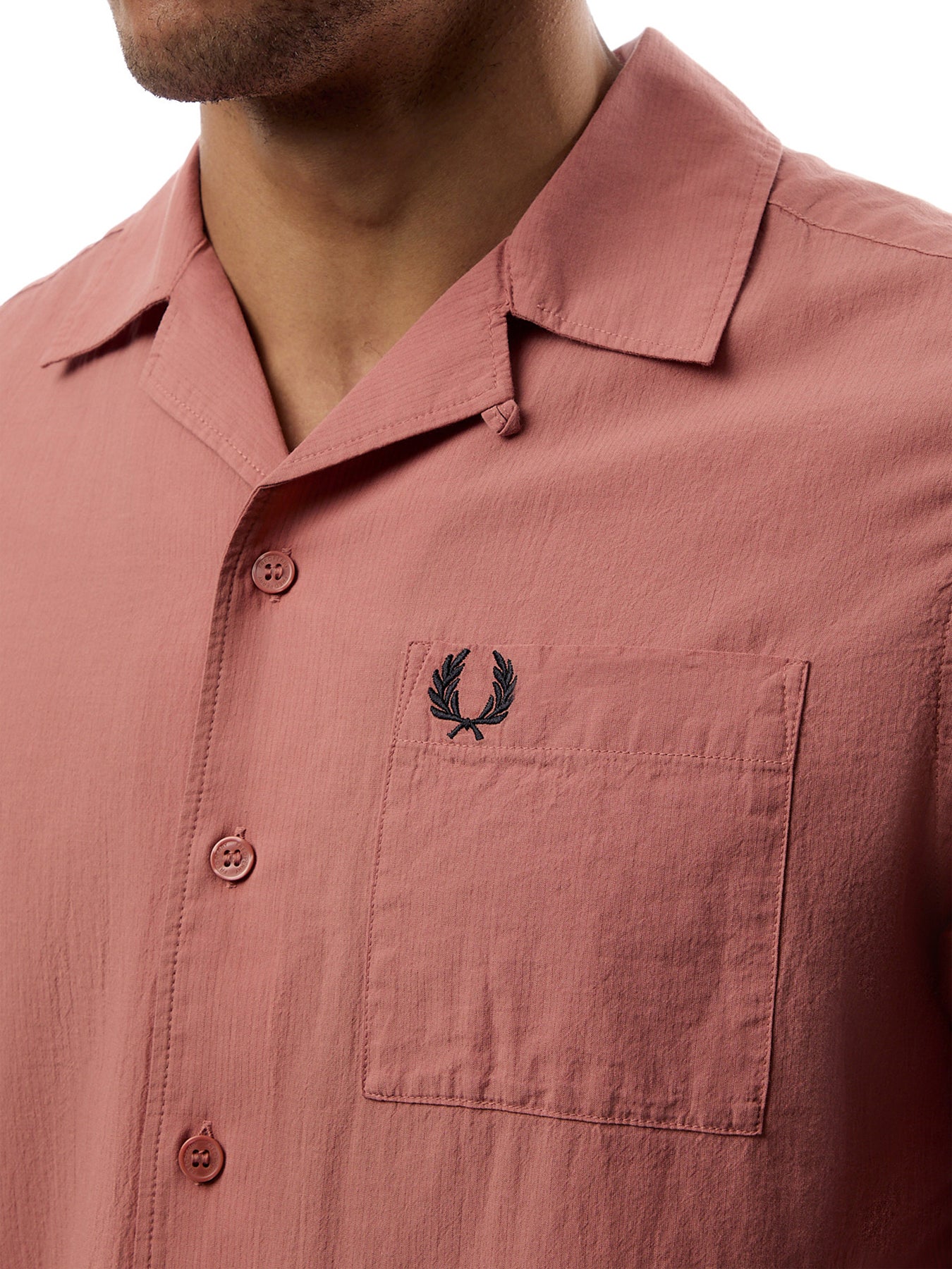Lightweight Texture Short Sleeves Shirt