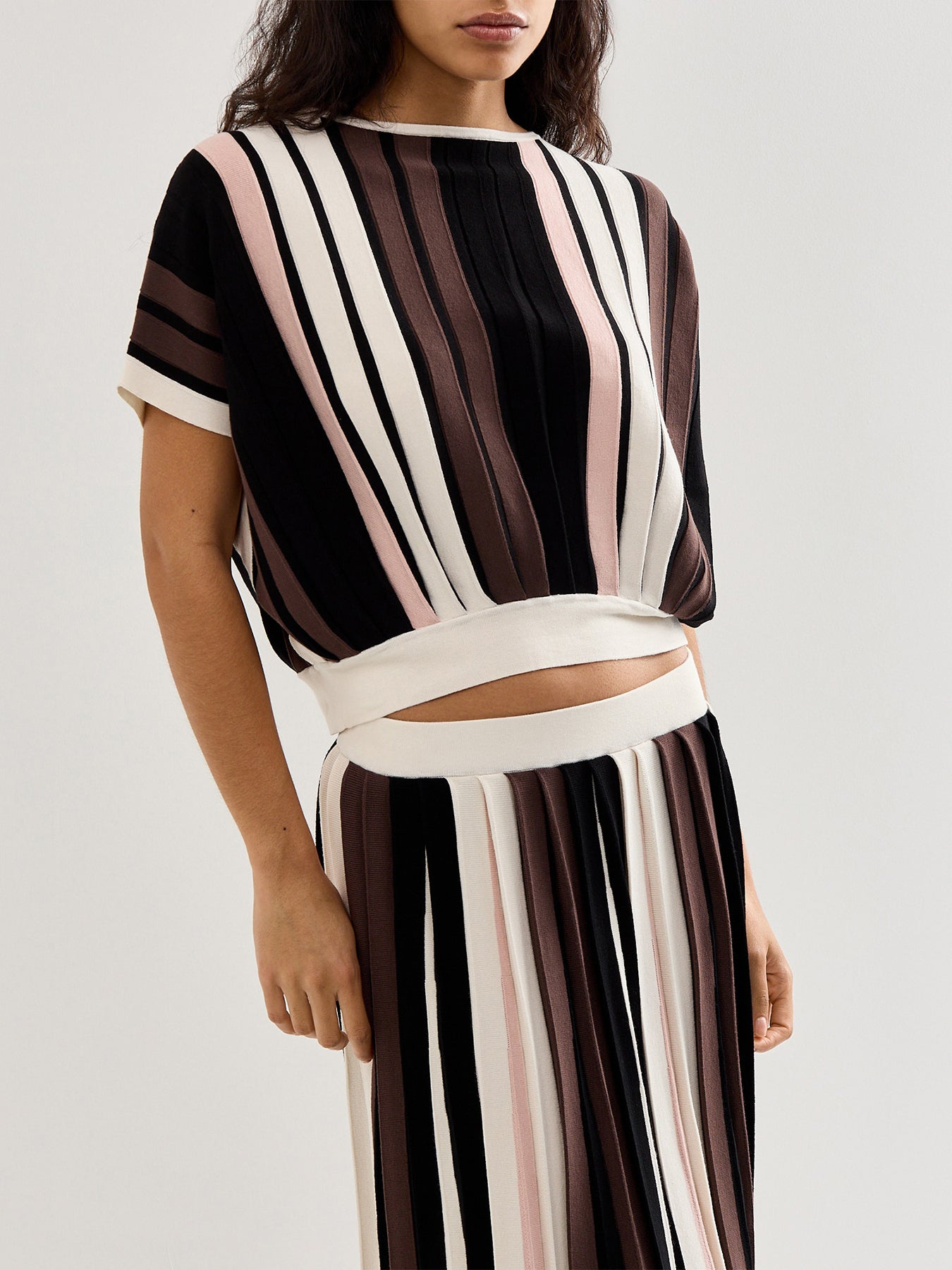Weekend Pegola Striped Knit Tshirt