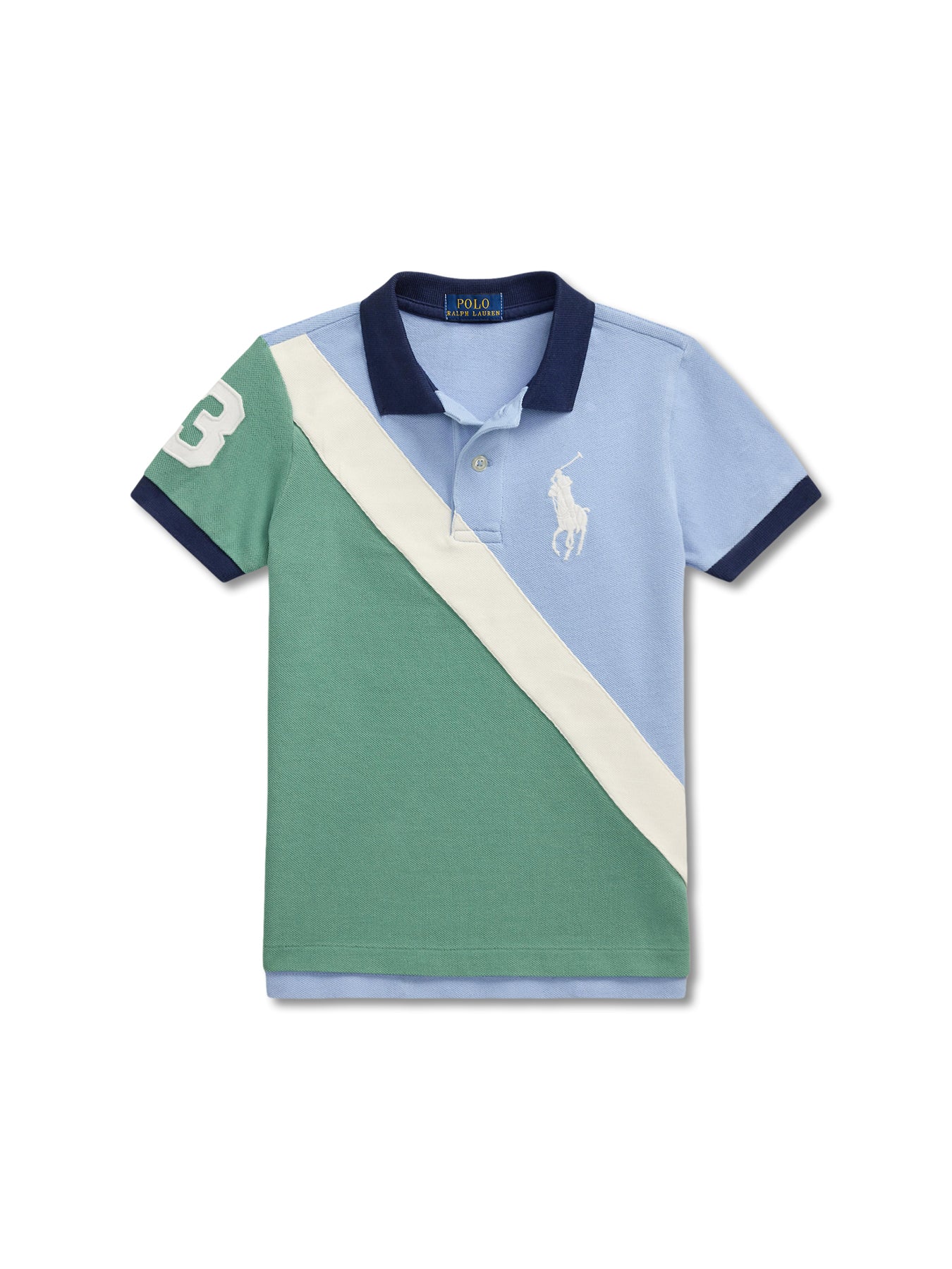 Knit Blue Green Polo shirt