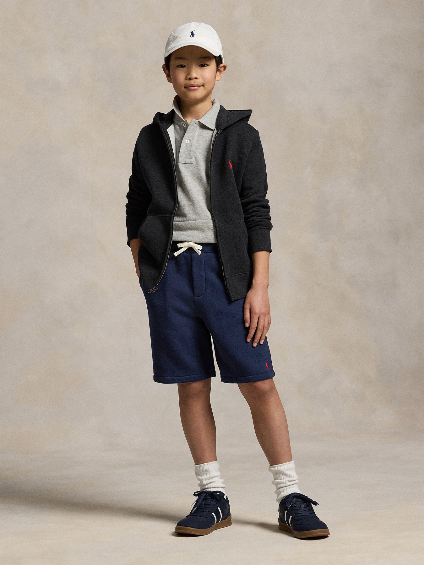 Blue Cotton Shorts