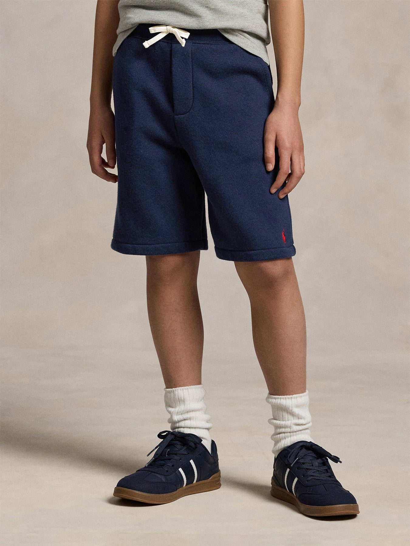Blue Cotton Shorts