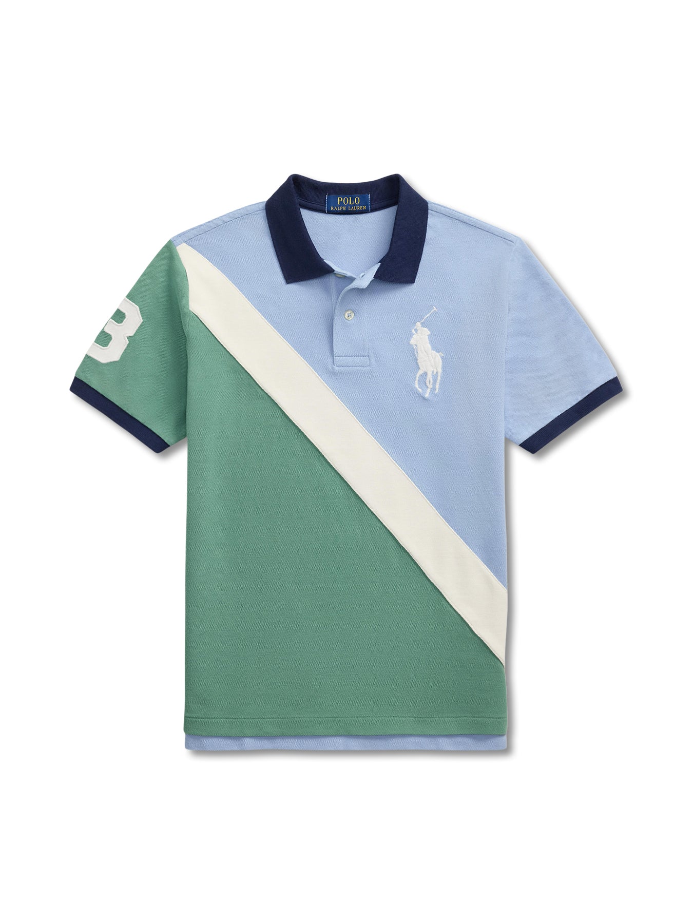 Knit Blue Green Polo shirt