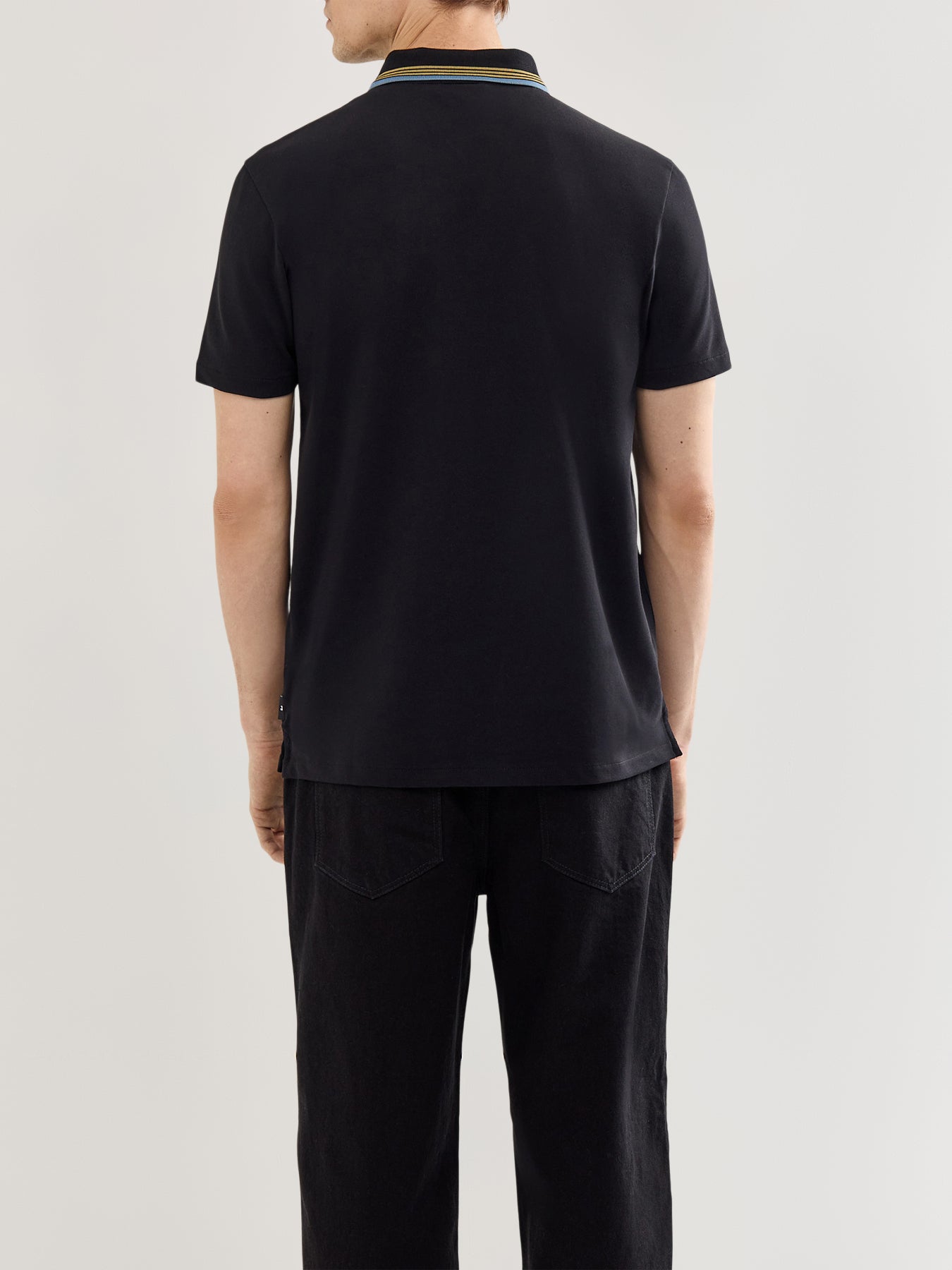 Half Zip Zebra Knited Polo