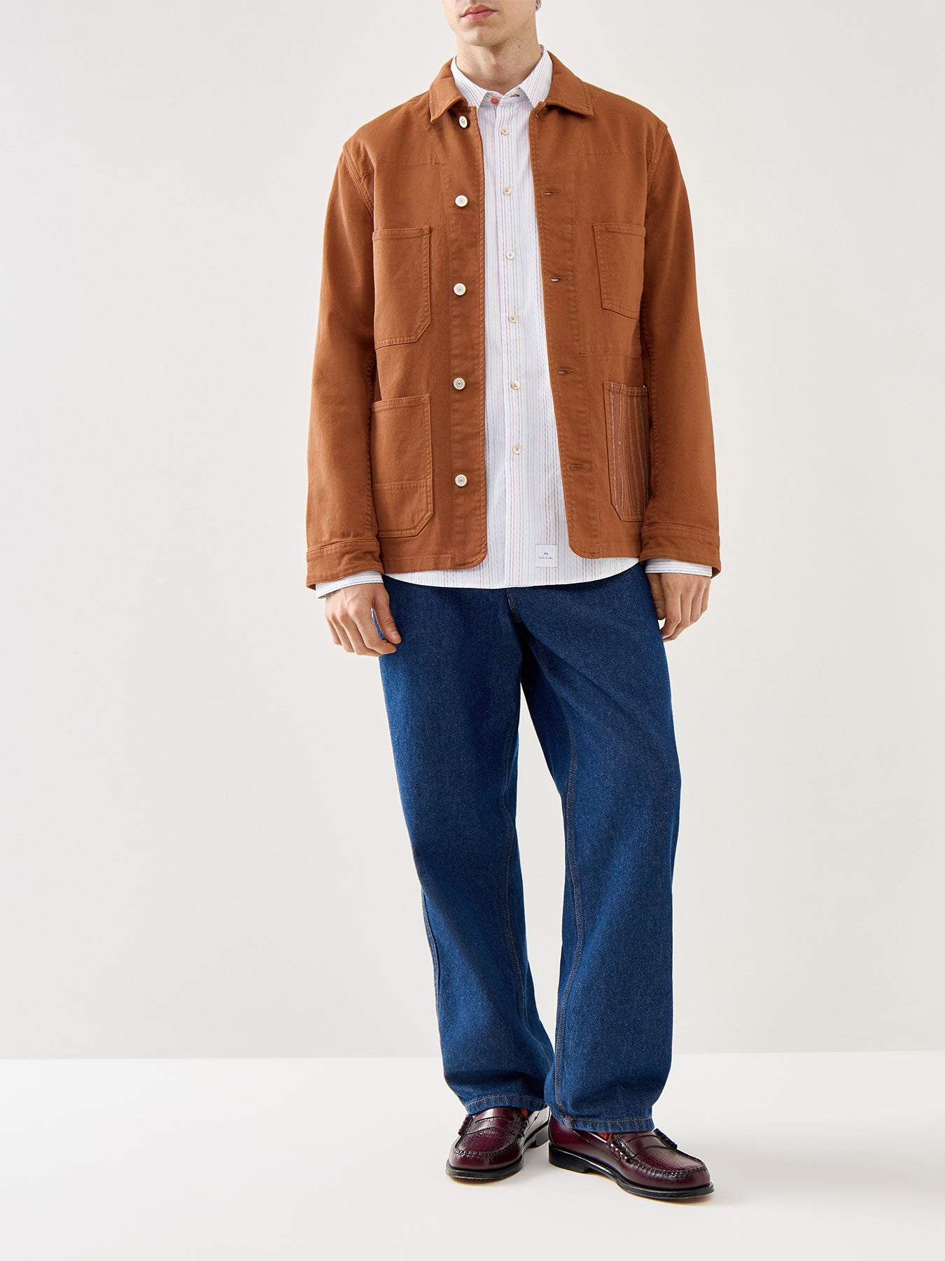 Stitched Multi Stripe Shirt
