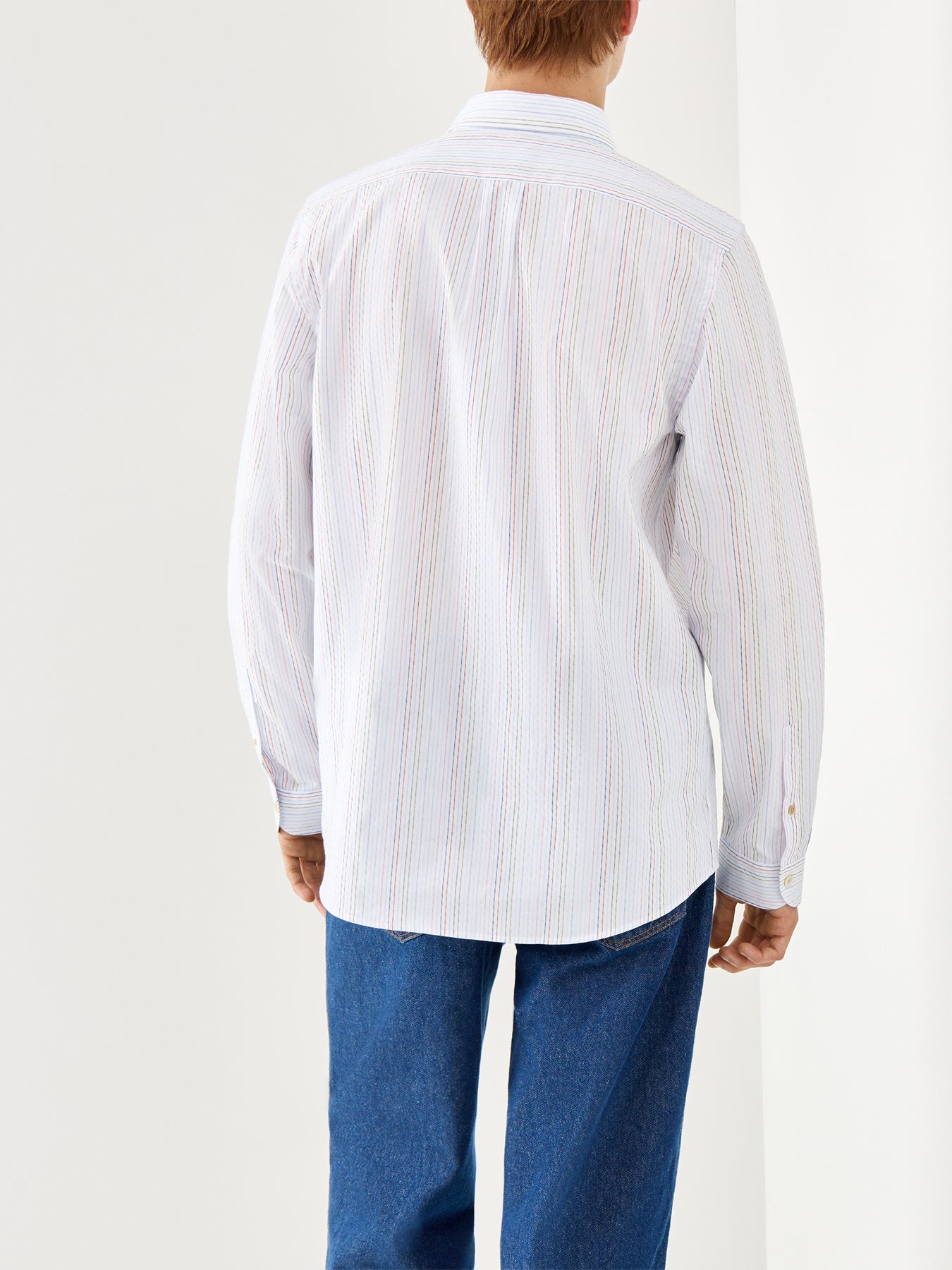 Stitched Multi Stripe Shirt