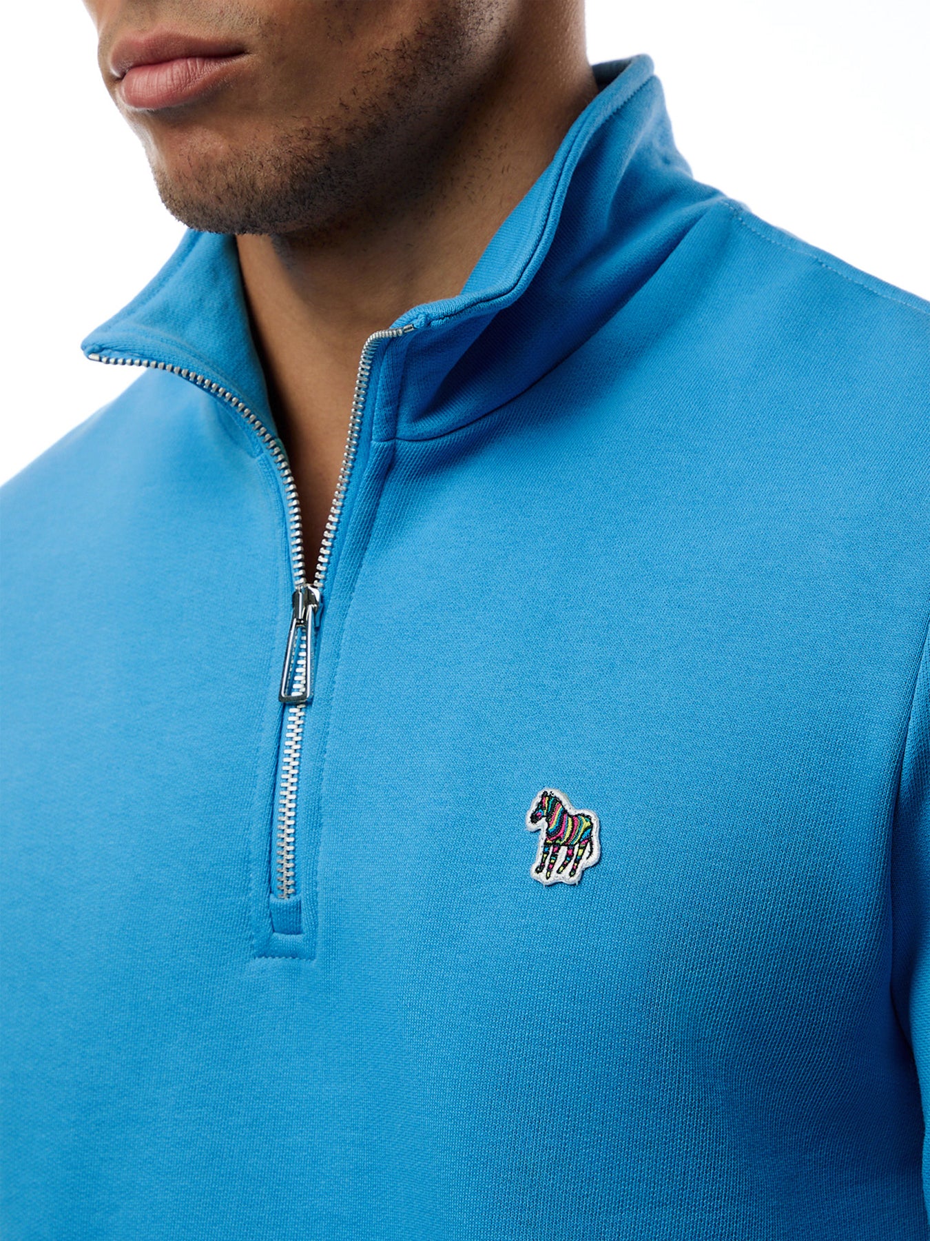 1/4 Zip Zebra Sweat