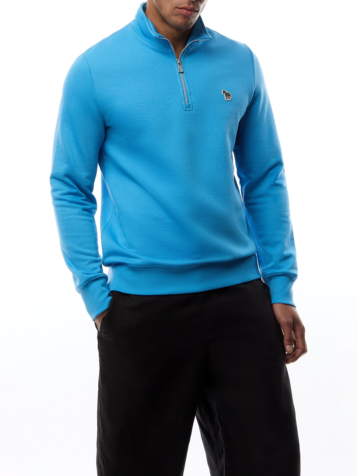 1/4 Zip Zebra Sweat