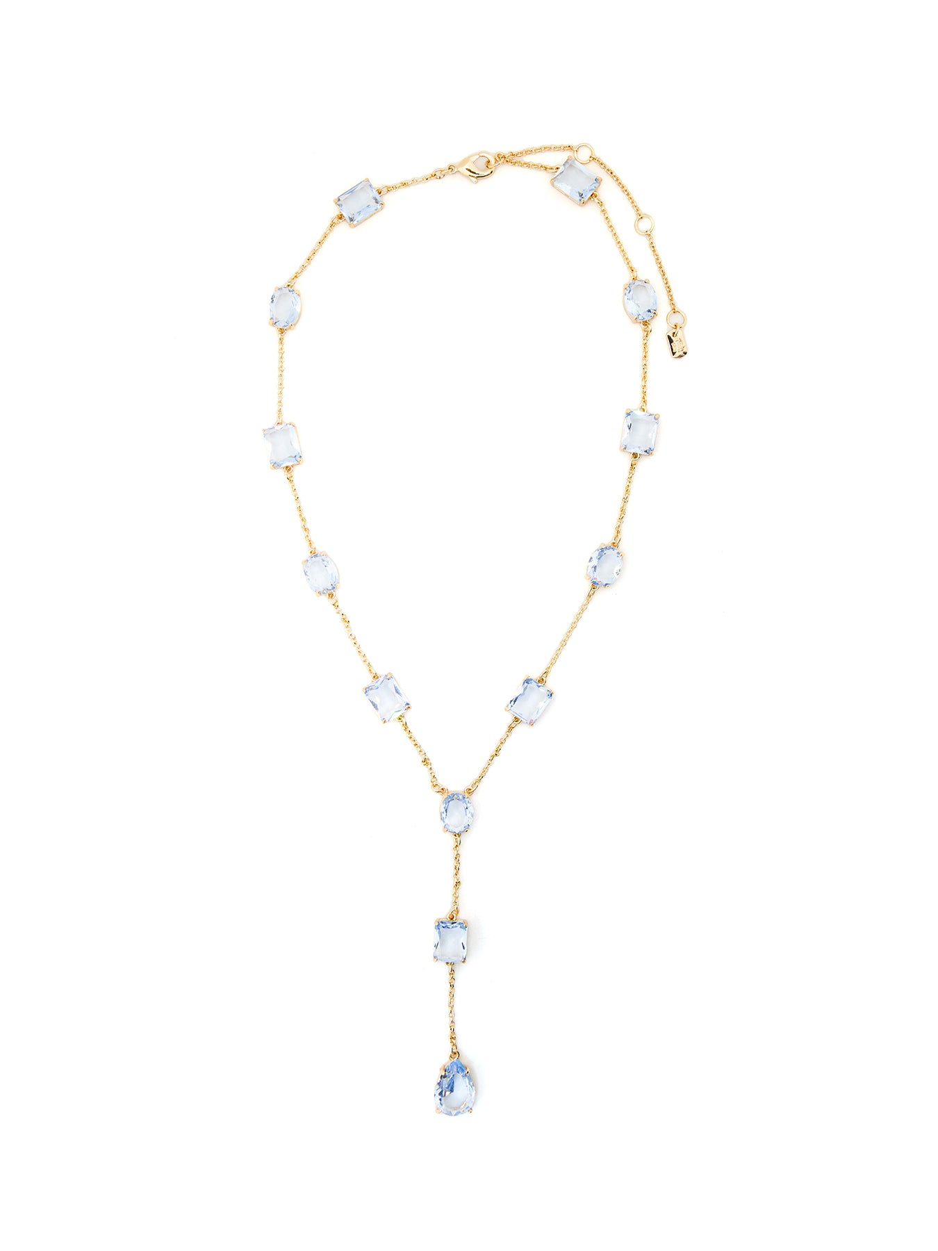 Multi Stone Yneck Gld/lt Sapp