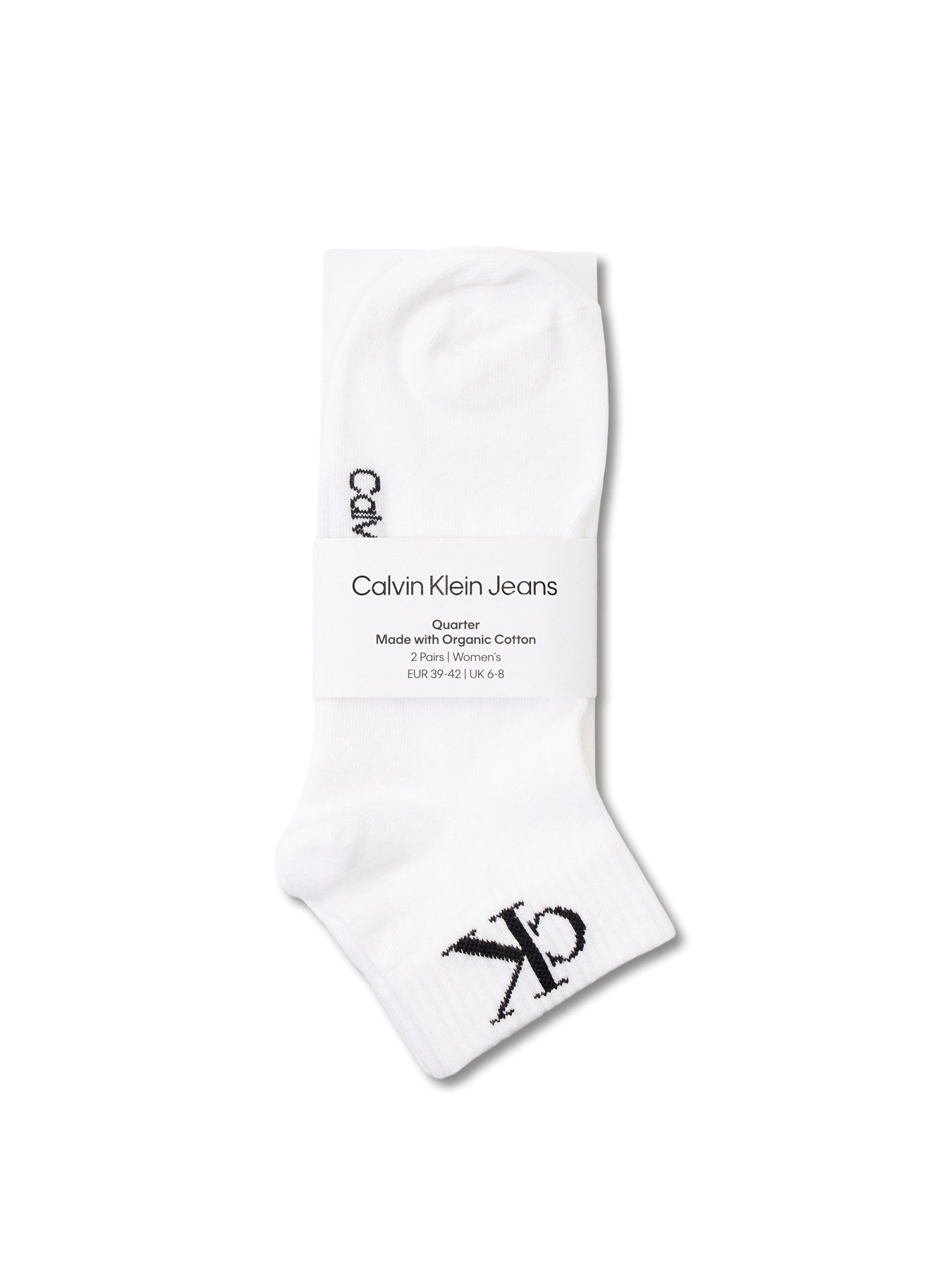 Women Quarter 2P Monogram Socks