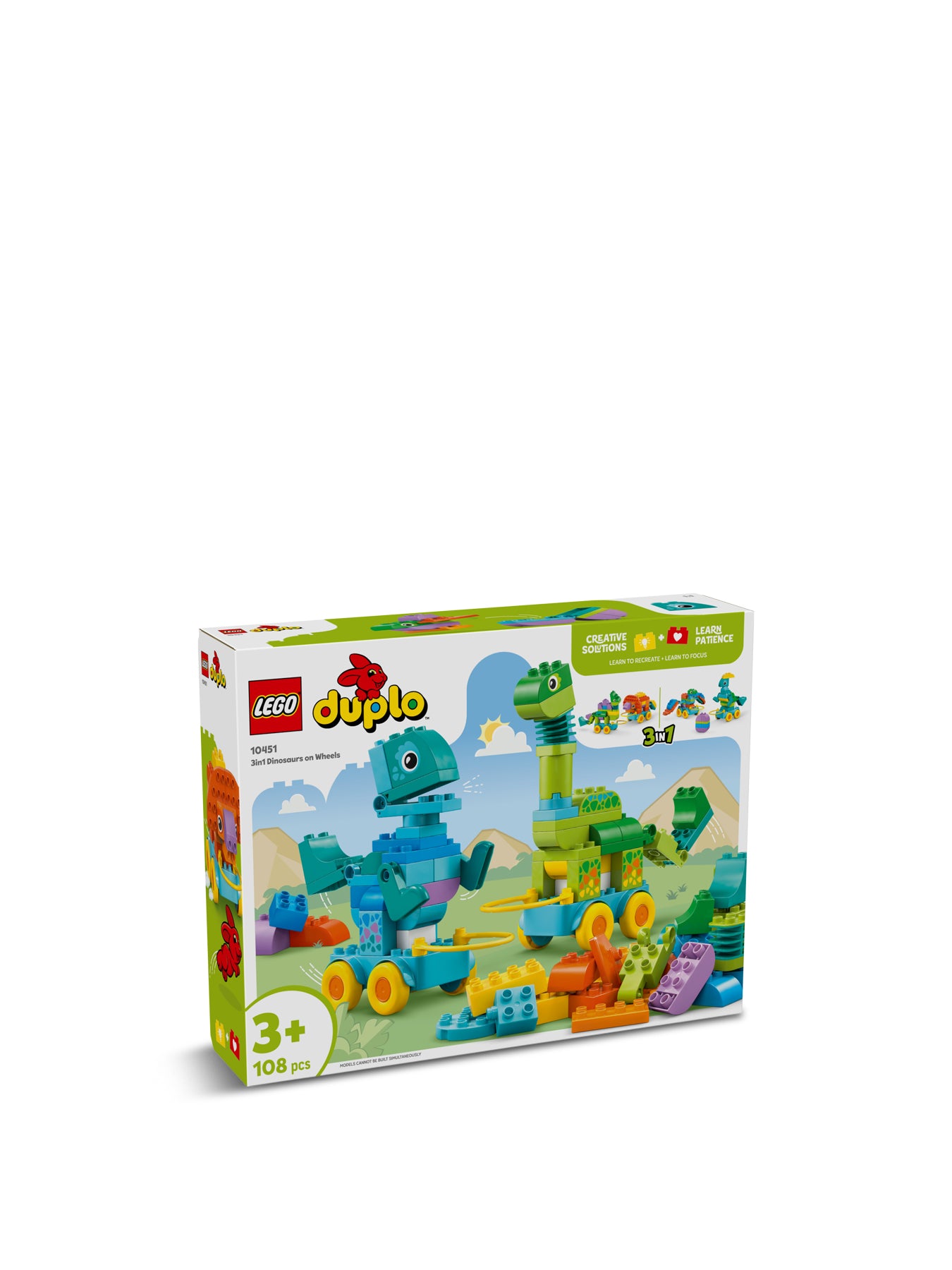10451 3in1 Dinosaurs on Wheels