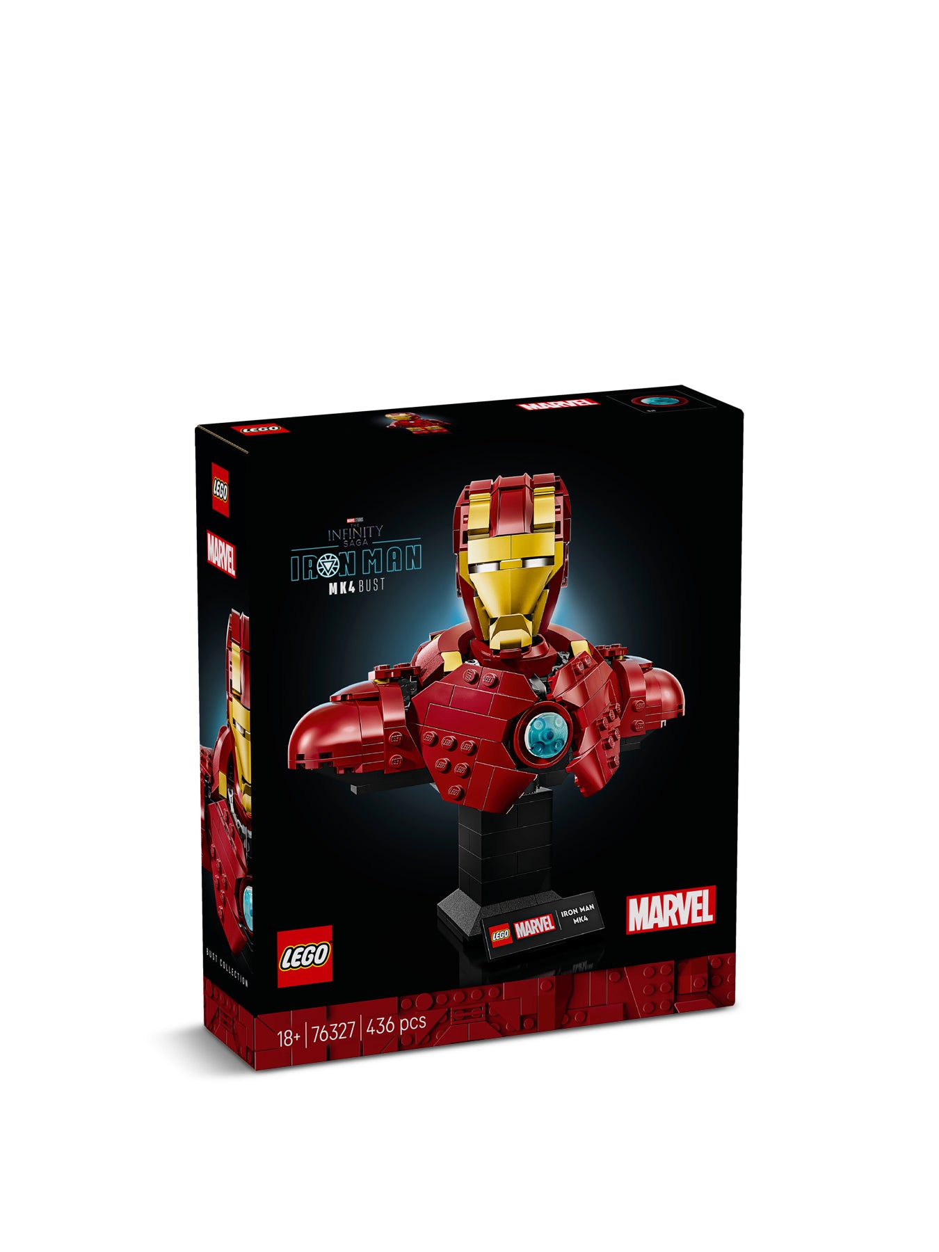 LEGO Marvel Iron Man MK4 Bust Set for Adults 76327