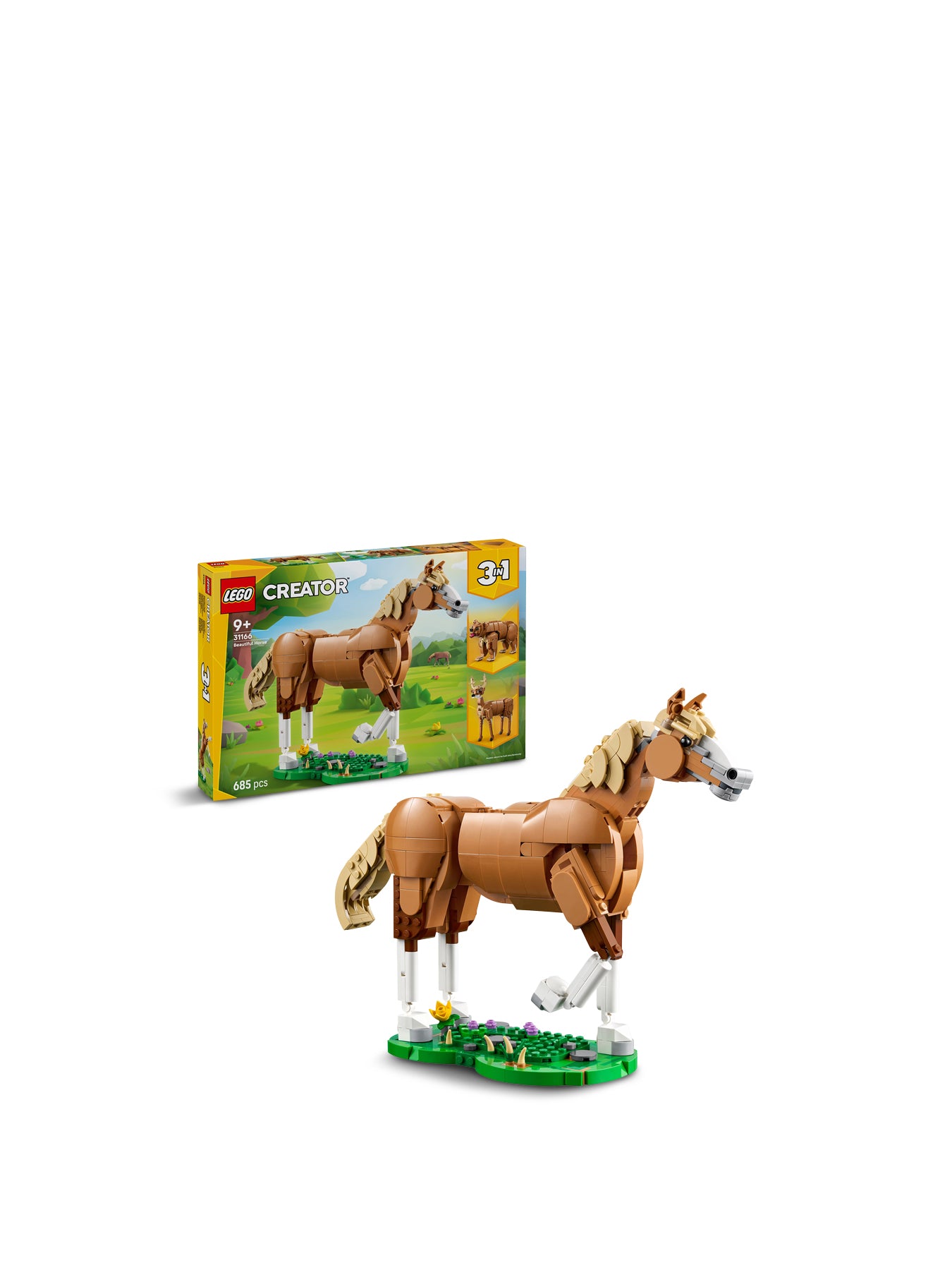 LEGO Creator 3in1 Beautiful Horse Toy 31166