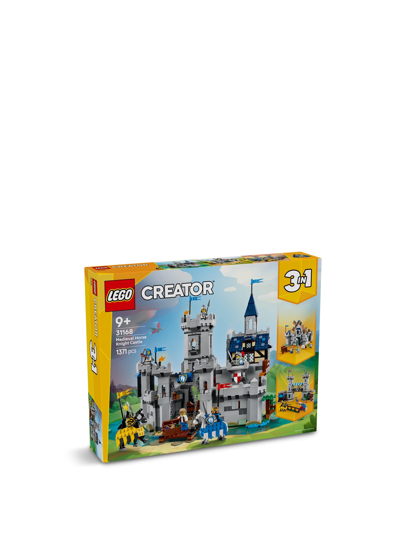 LEGO Creator 3in1 Medieval Horse Knight Castle 31168