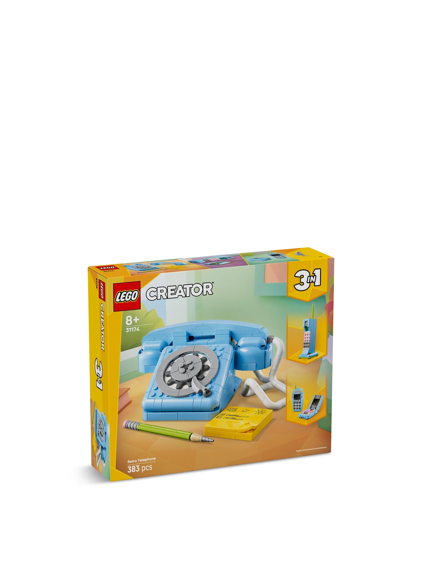 LEGO Creator 3in1 Retro Telephone Building Toy 31174