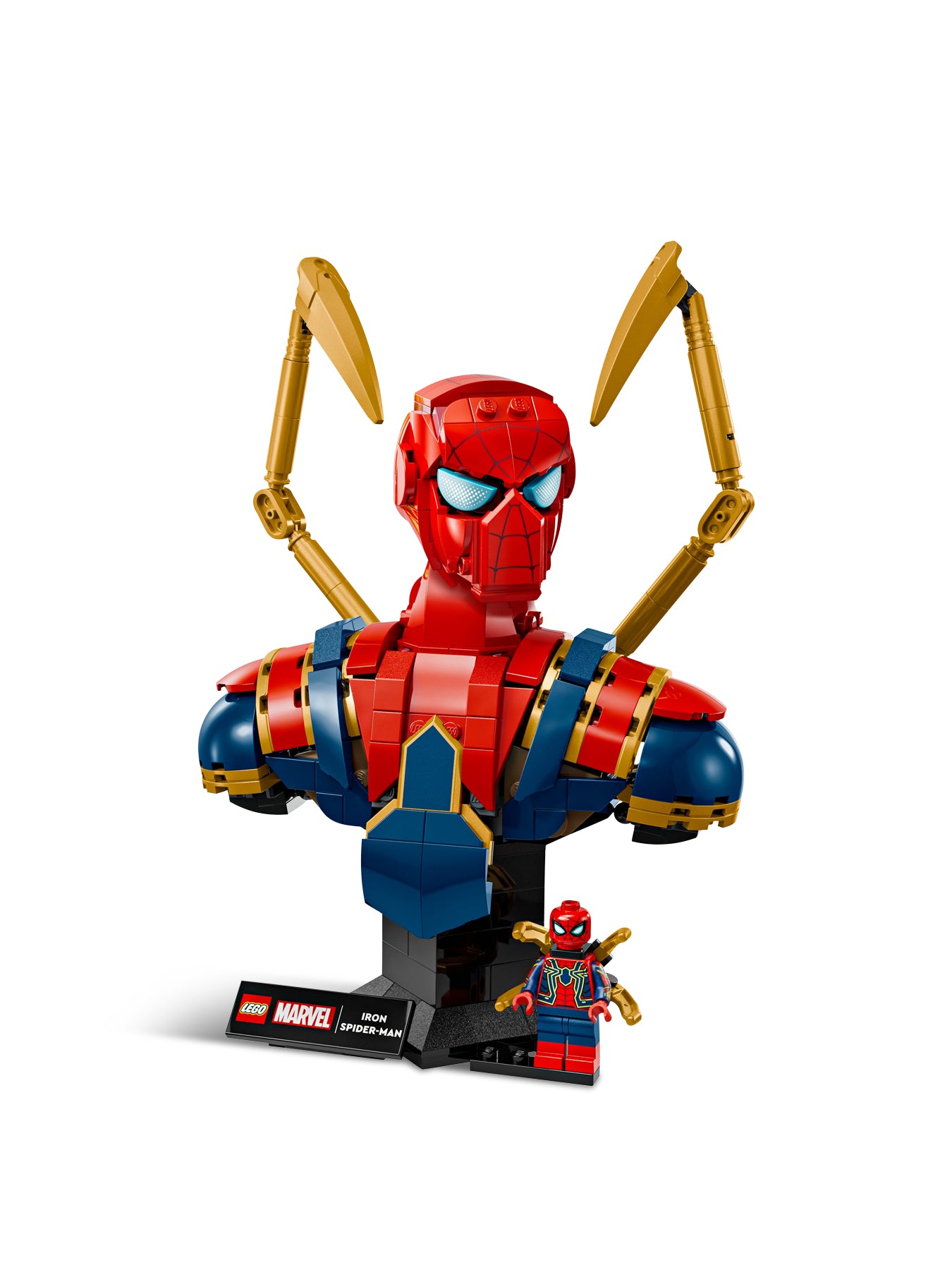LEGO ǀ Marvel Iron Spider-Man Bust Collectible Adult Building Set 76326