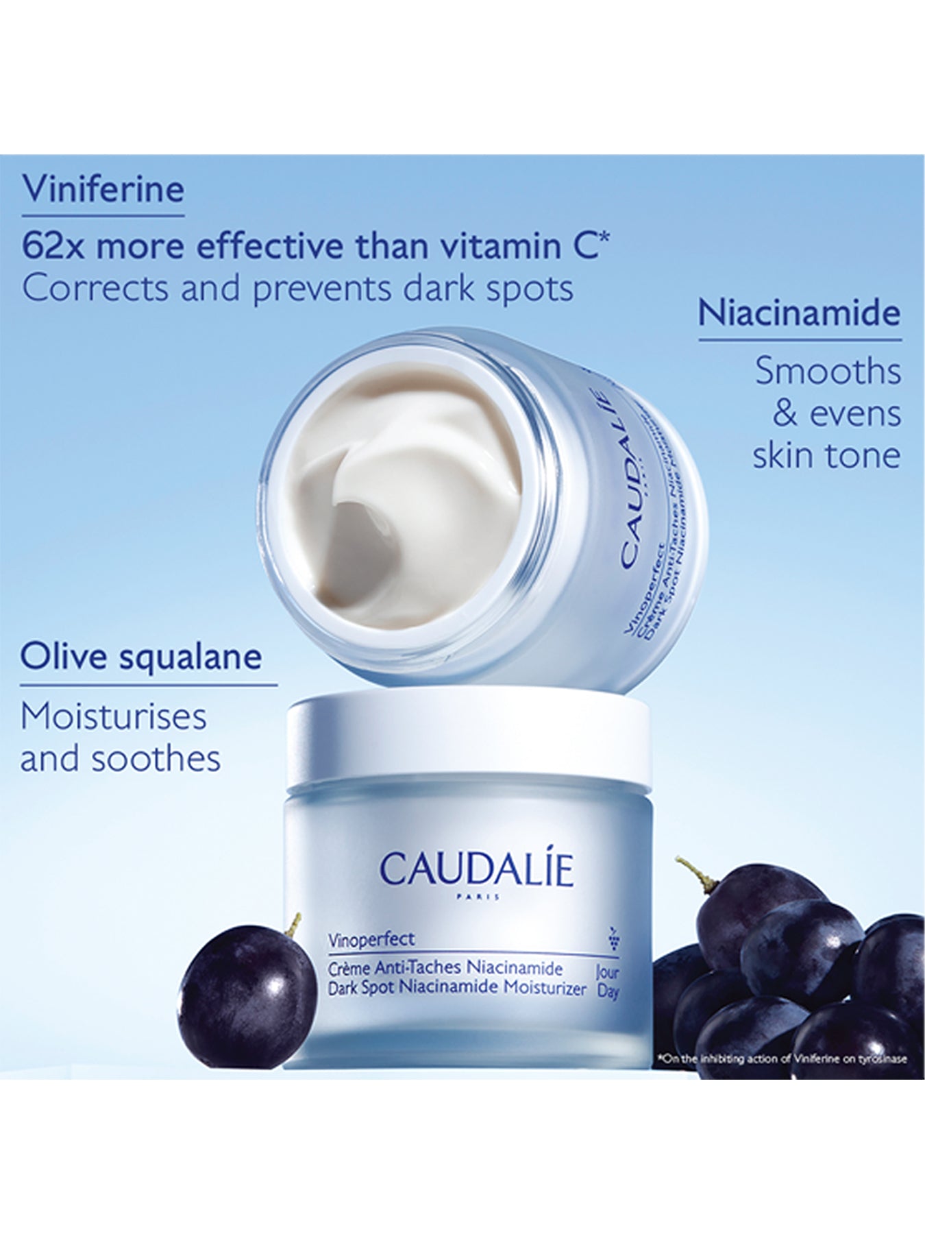 Caudalie Vinoperfect Dark Spot Niacinamide Moisturiser 50ml