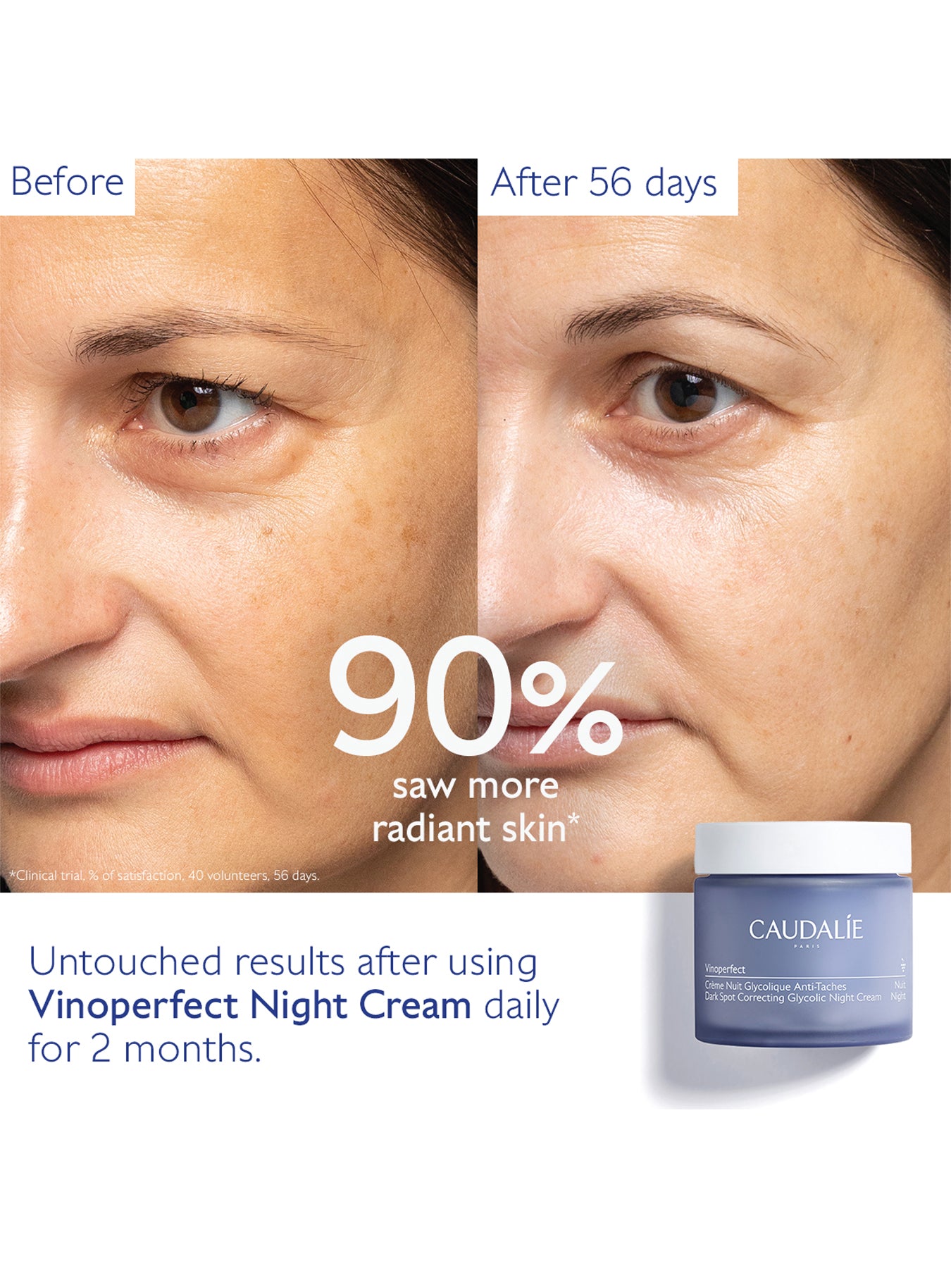Caudalie Vinoperfect Dark Spot Correcting Glycolic Night Cream 50ml
