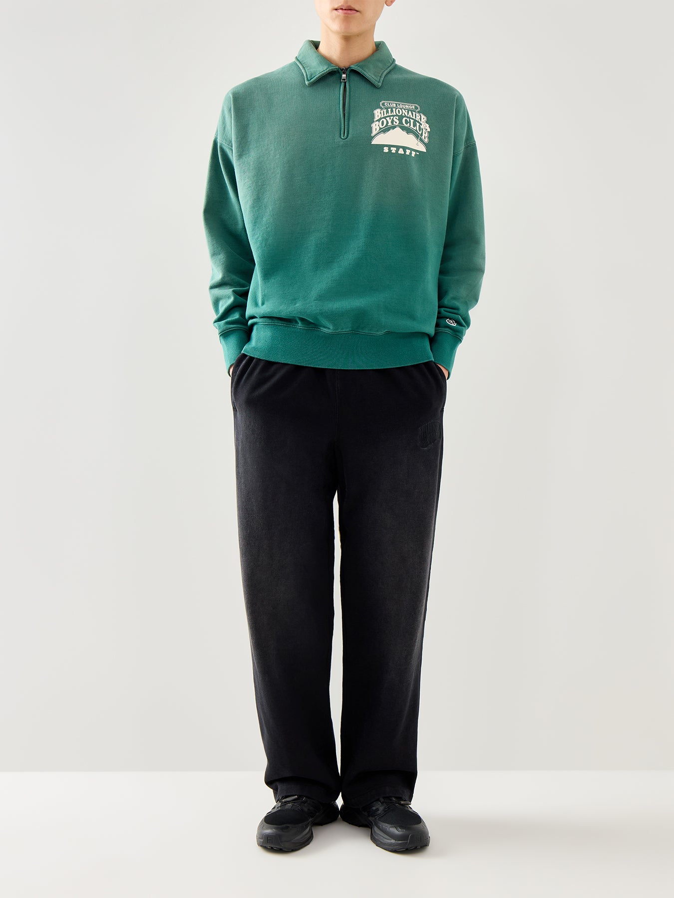 Country Lounge Quarter Zip Crewneck