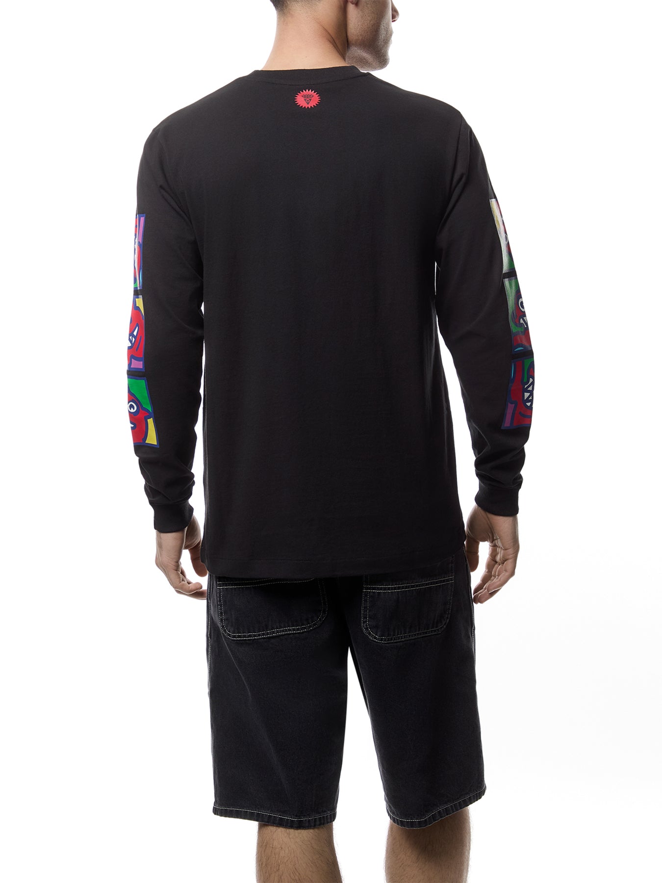 Pop Art Running Dog L/S T-Shirt