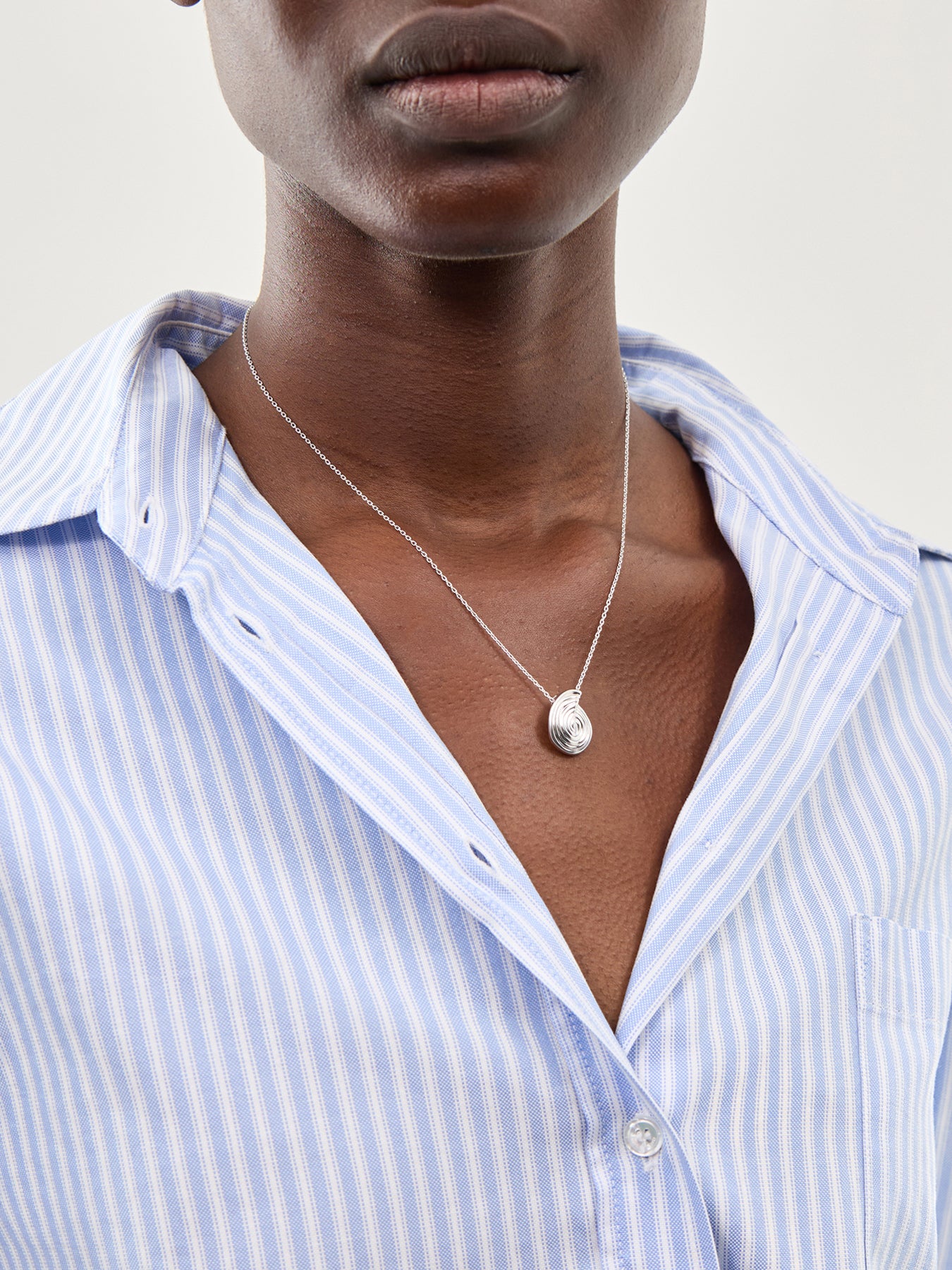 Spiral Mini Pendant Necklace