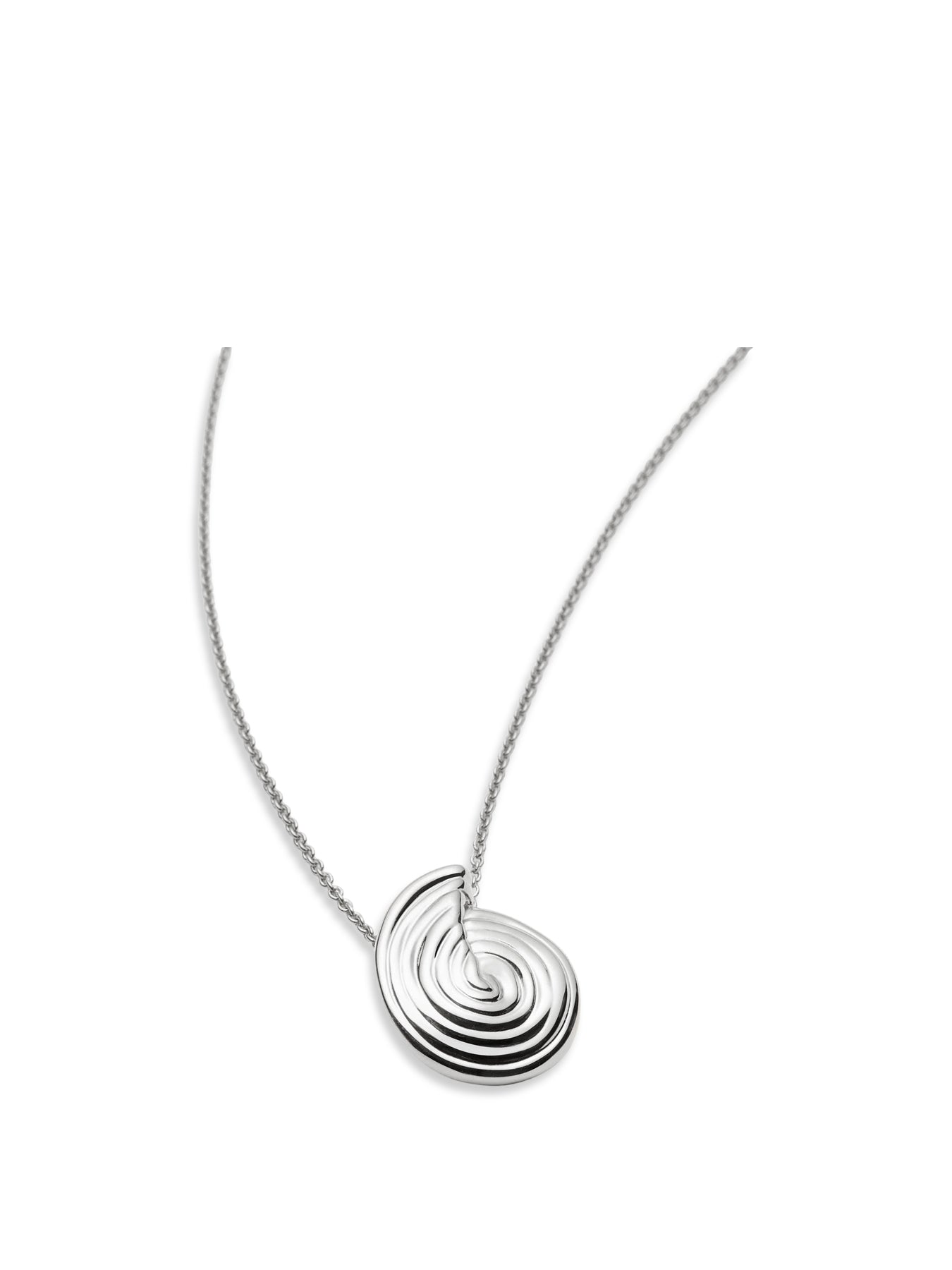 Spiral Mini Pendant Necklace