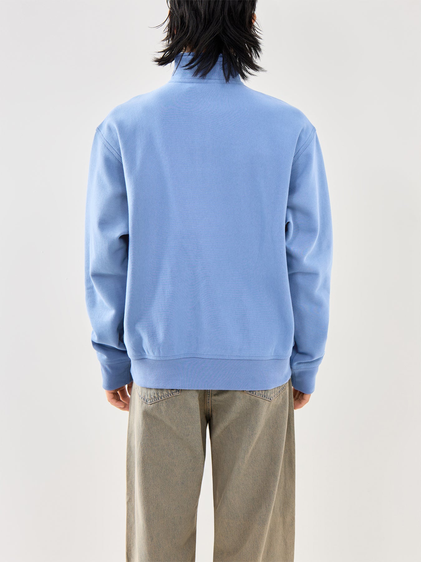 Half Zip American Script Sweatshirt