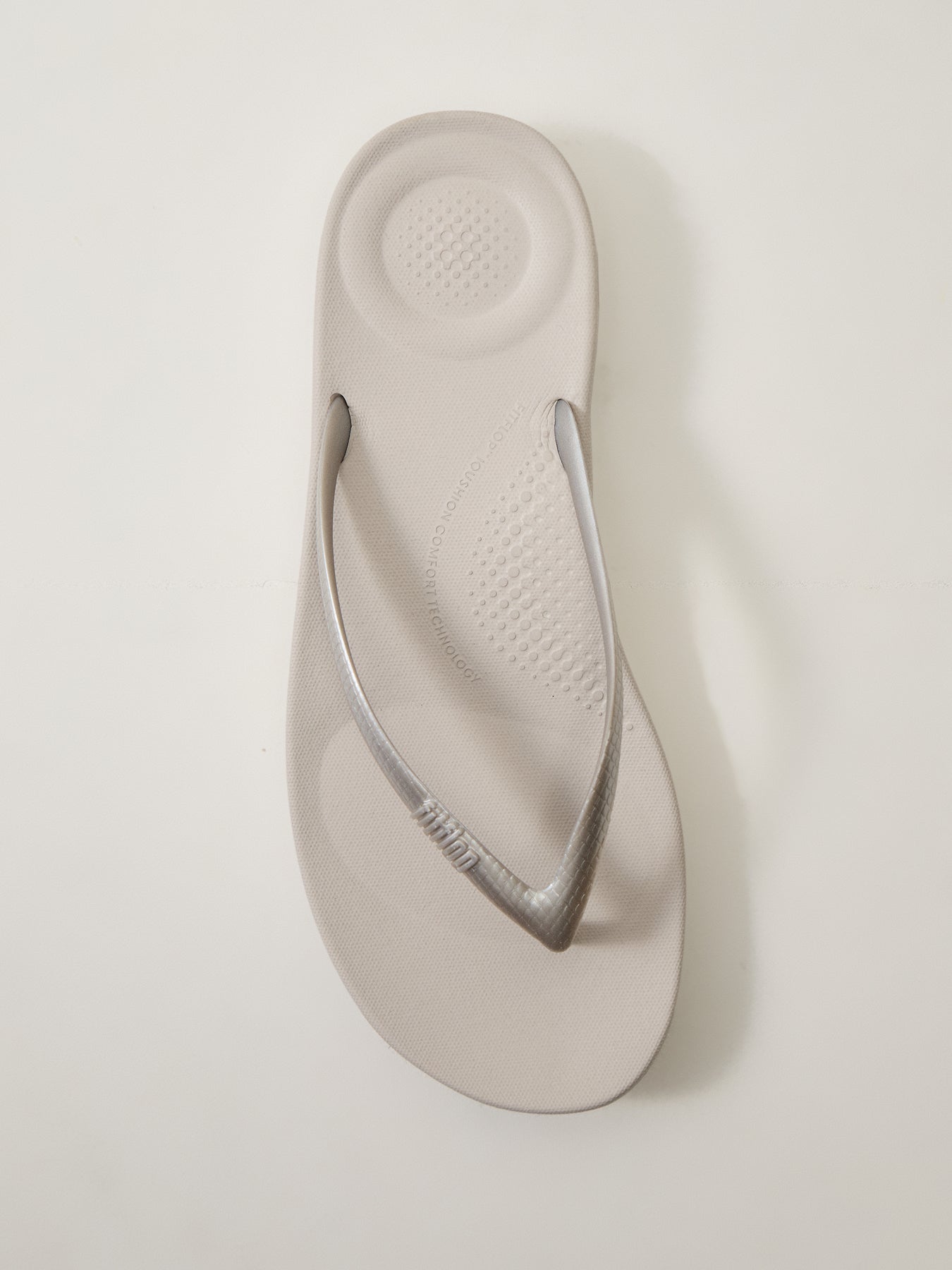Iqushion Ergonomic Flip-Flops Silver