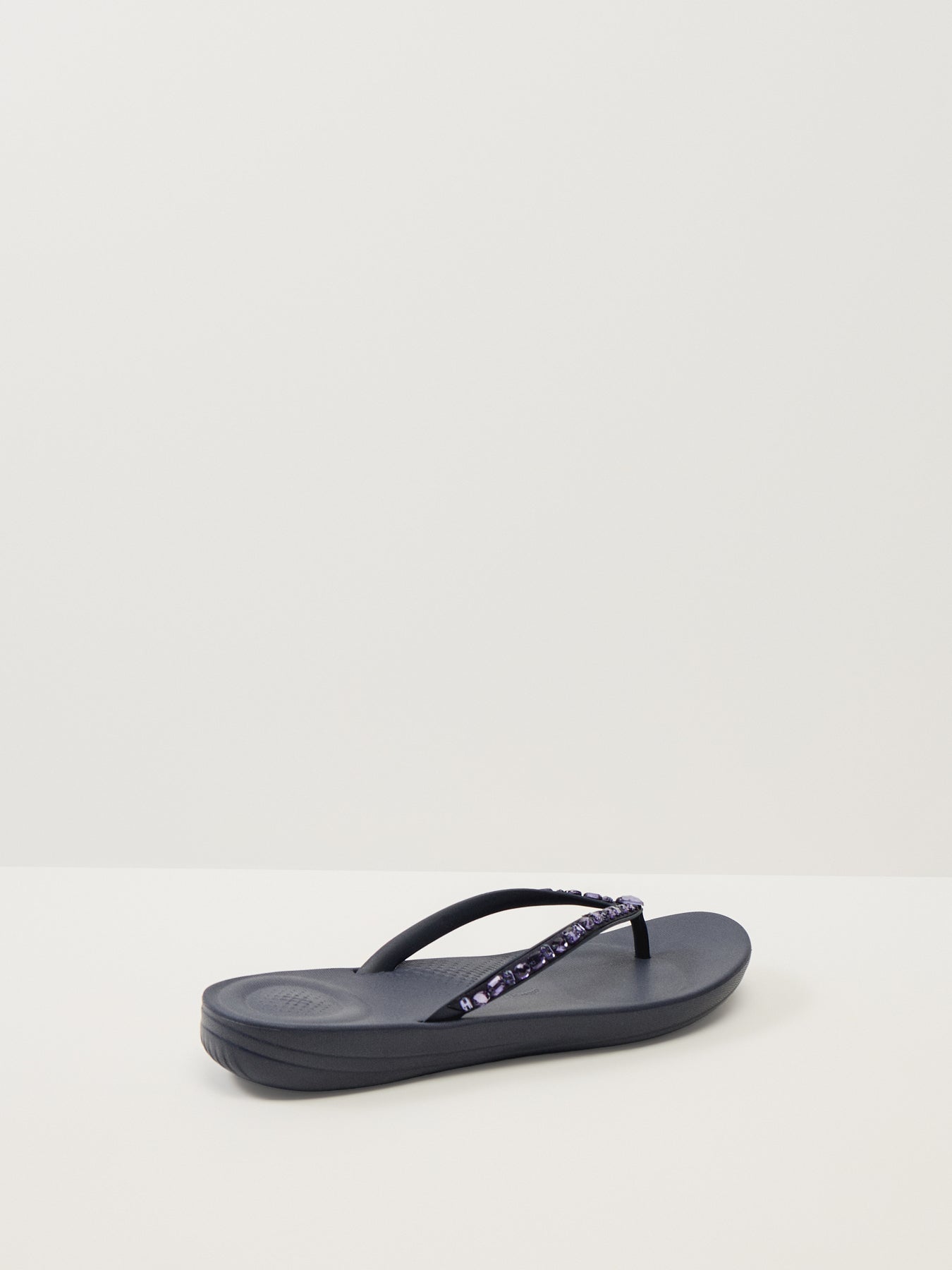 Iqushion Multi-Crystal Ergonomic Flip-Flops Midnight Navy