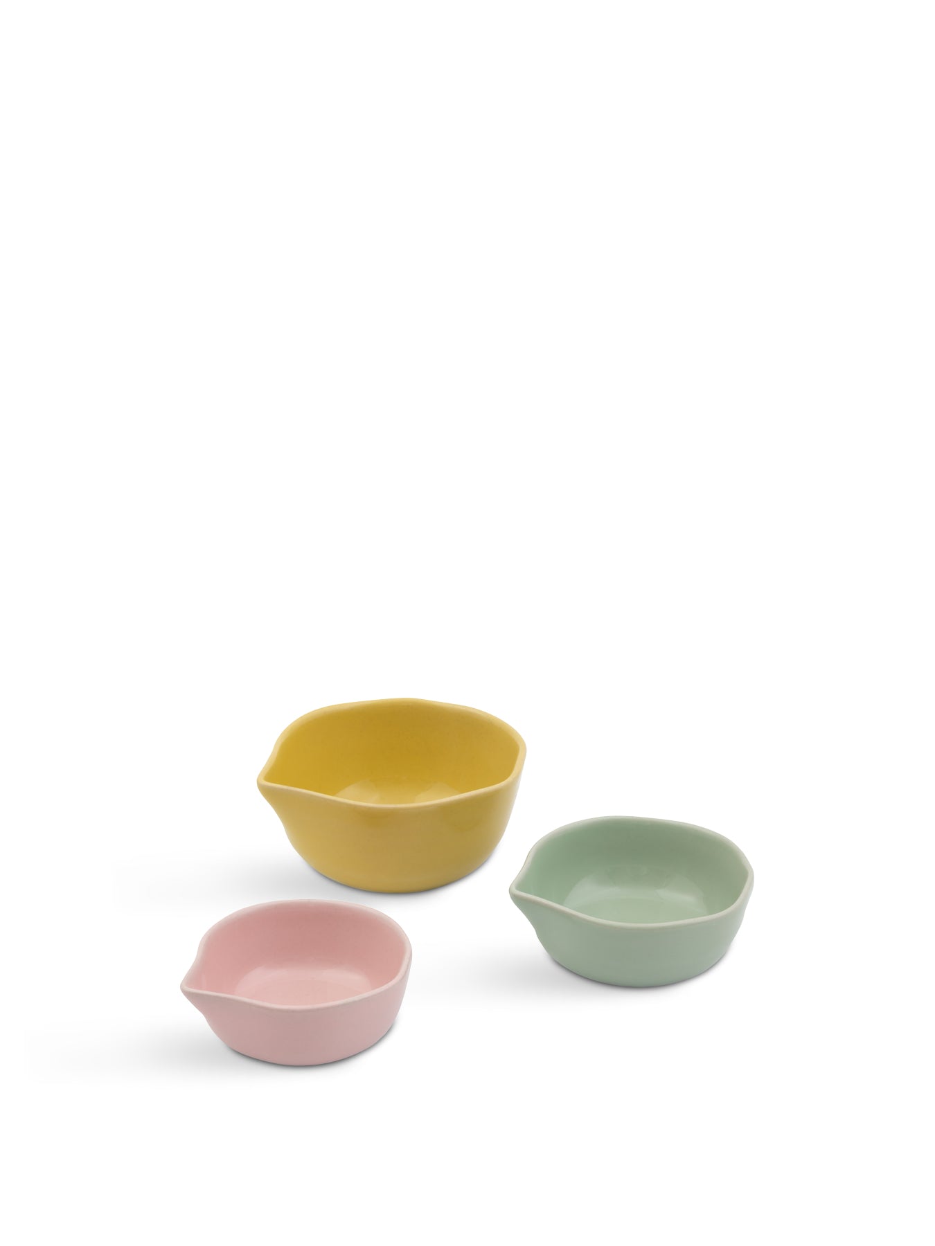 Big Love Pinch-Me Pots Set of 3 cups