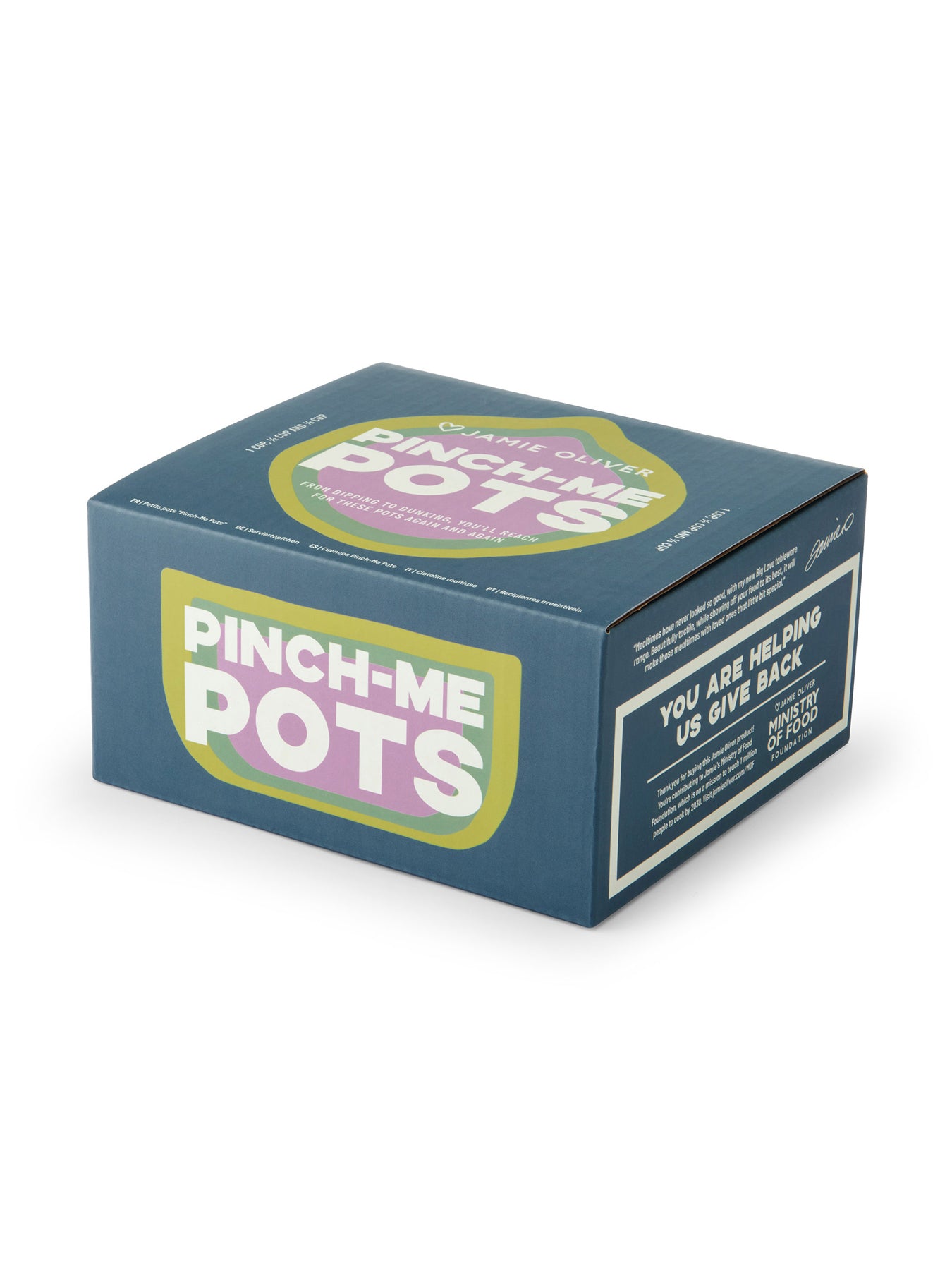 Big Love Pinch-Me Pots Set of 3 cups