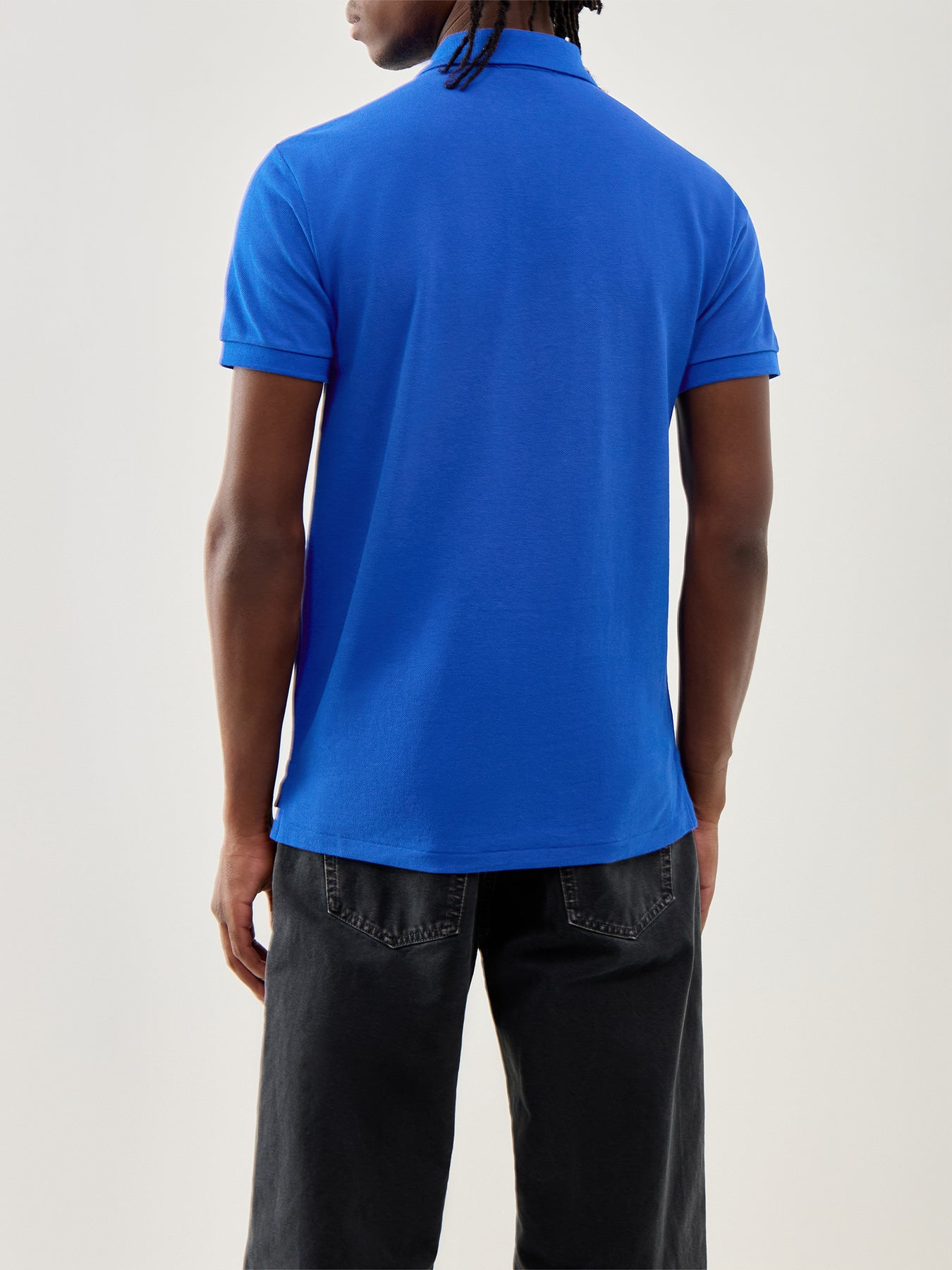 Slim Fit Polo Top Sapphire Star