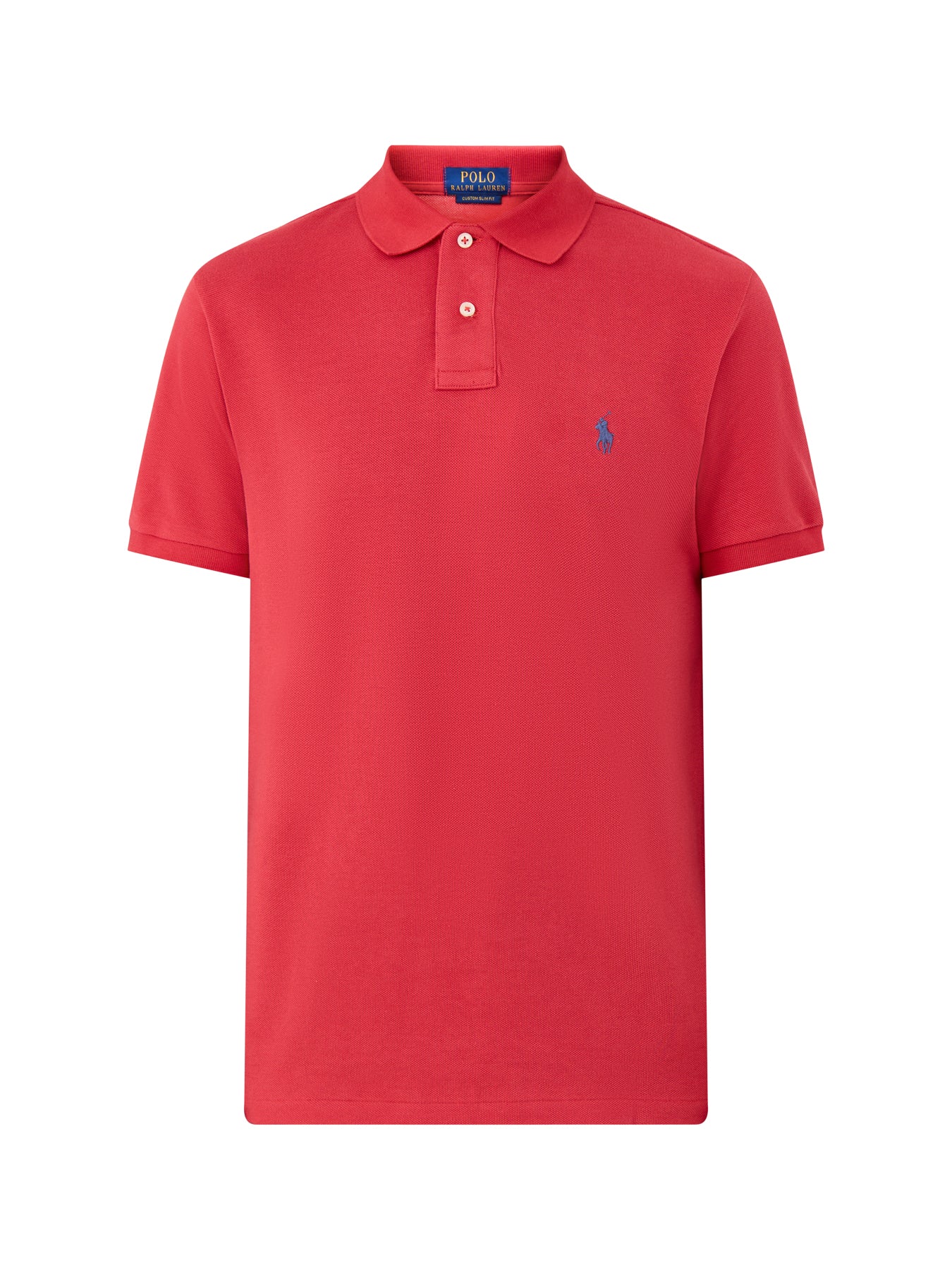 Custom Fit Cotton Polo Top Red