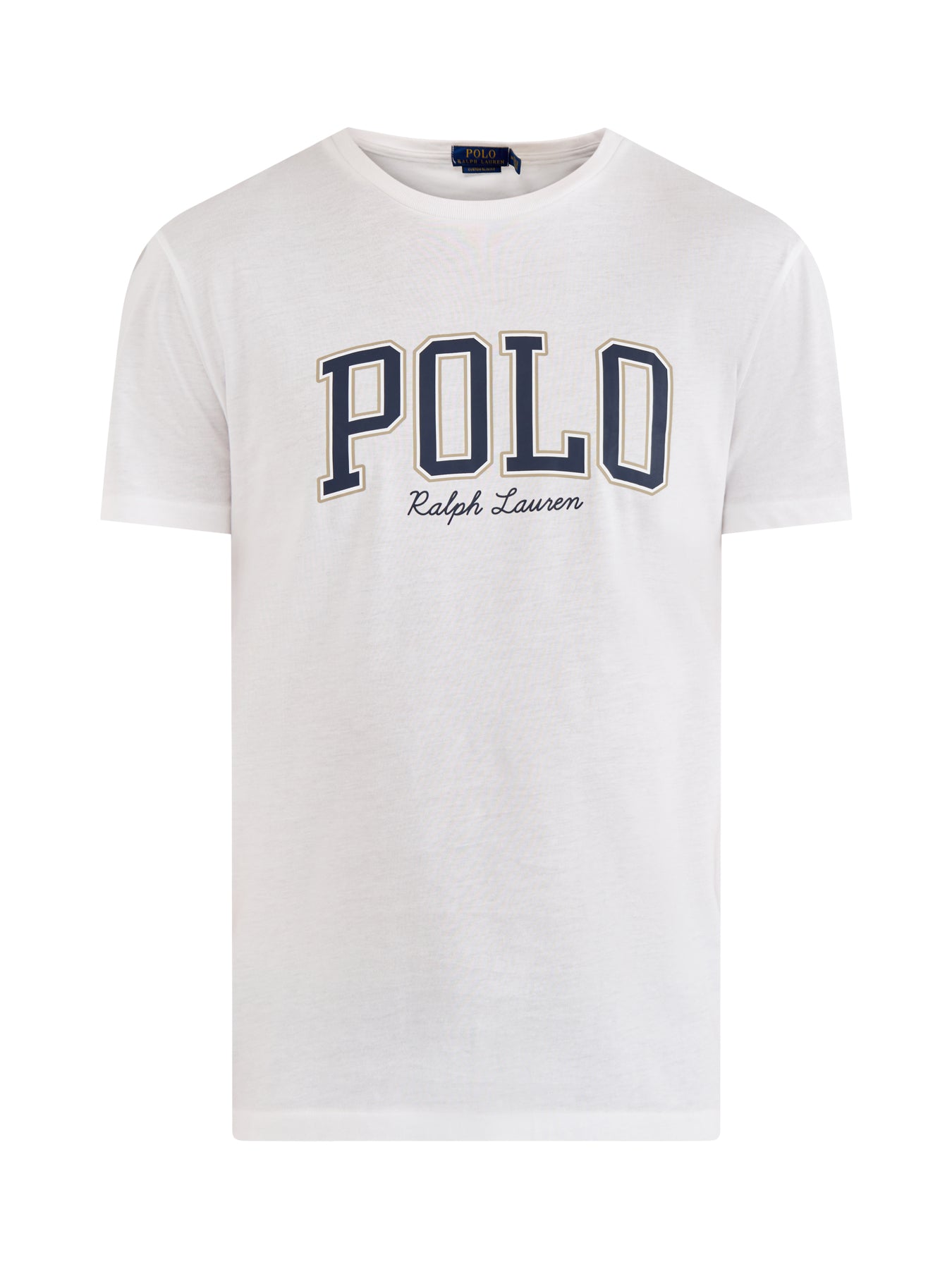 Polo Short Sleeves Cotton Tee White