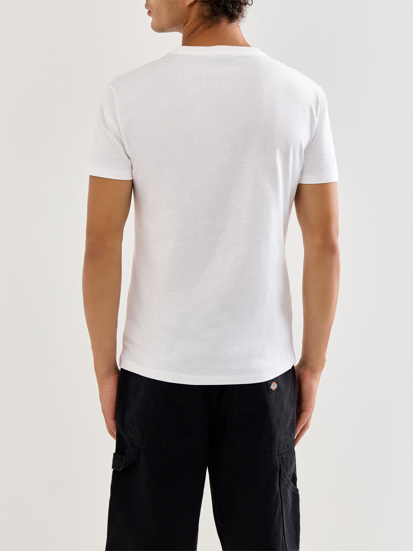 Polo Short Sleeves Cotton Tee White