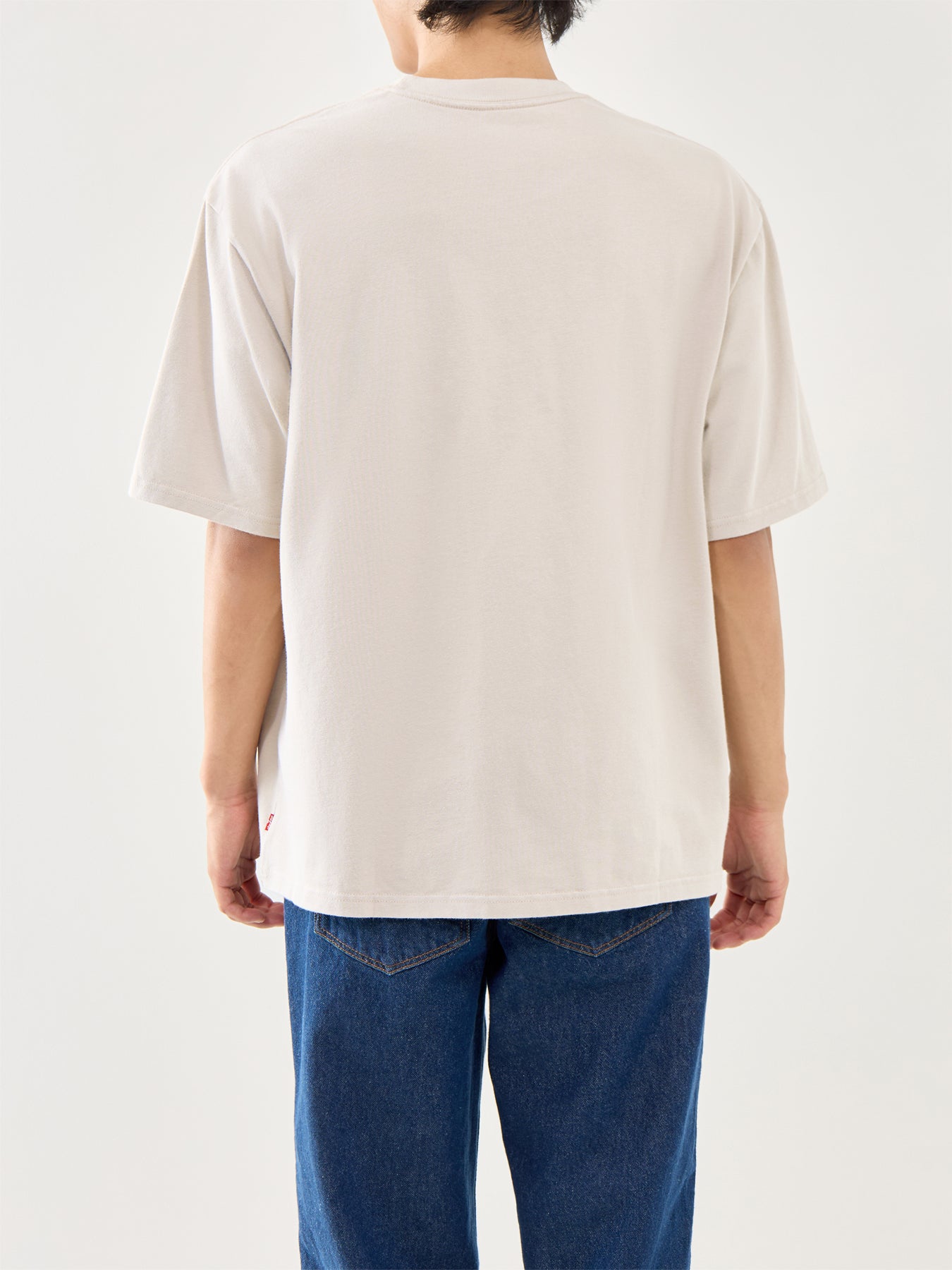 Cotton Beige Batwing T-Shirt