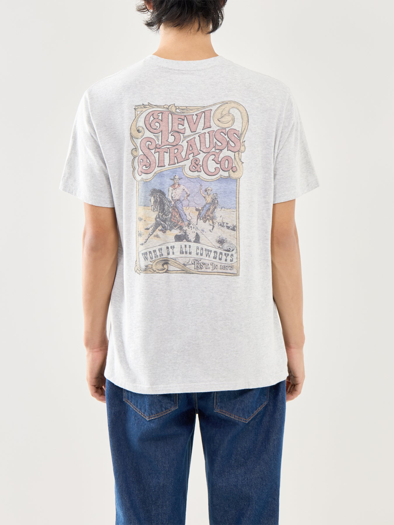 White Cotton Relaxed Fit Graphic T-Shirt