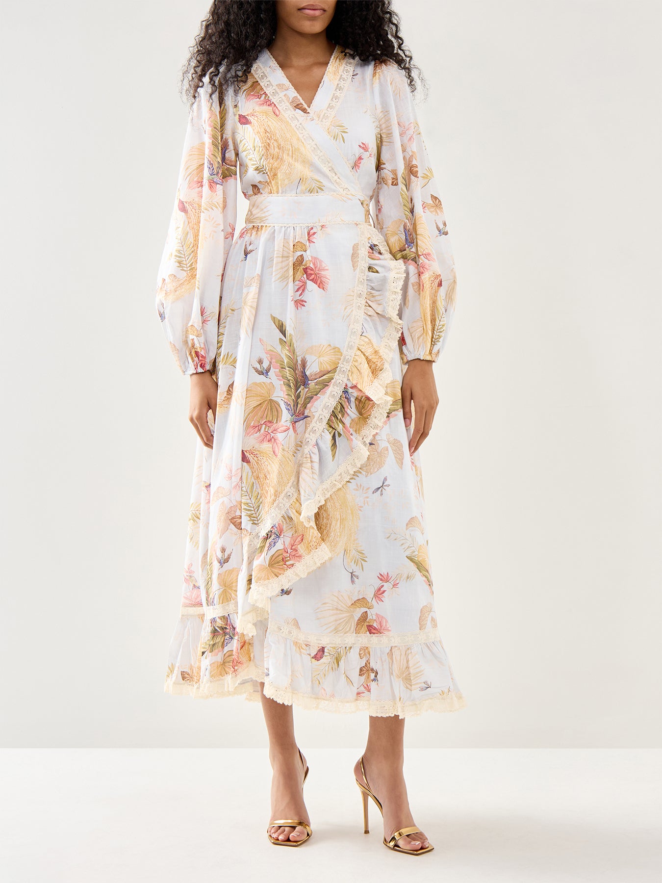 Ascension Frill Midi Dress