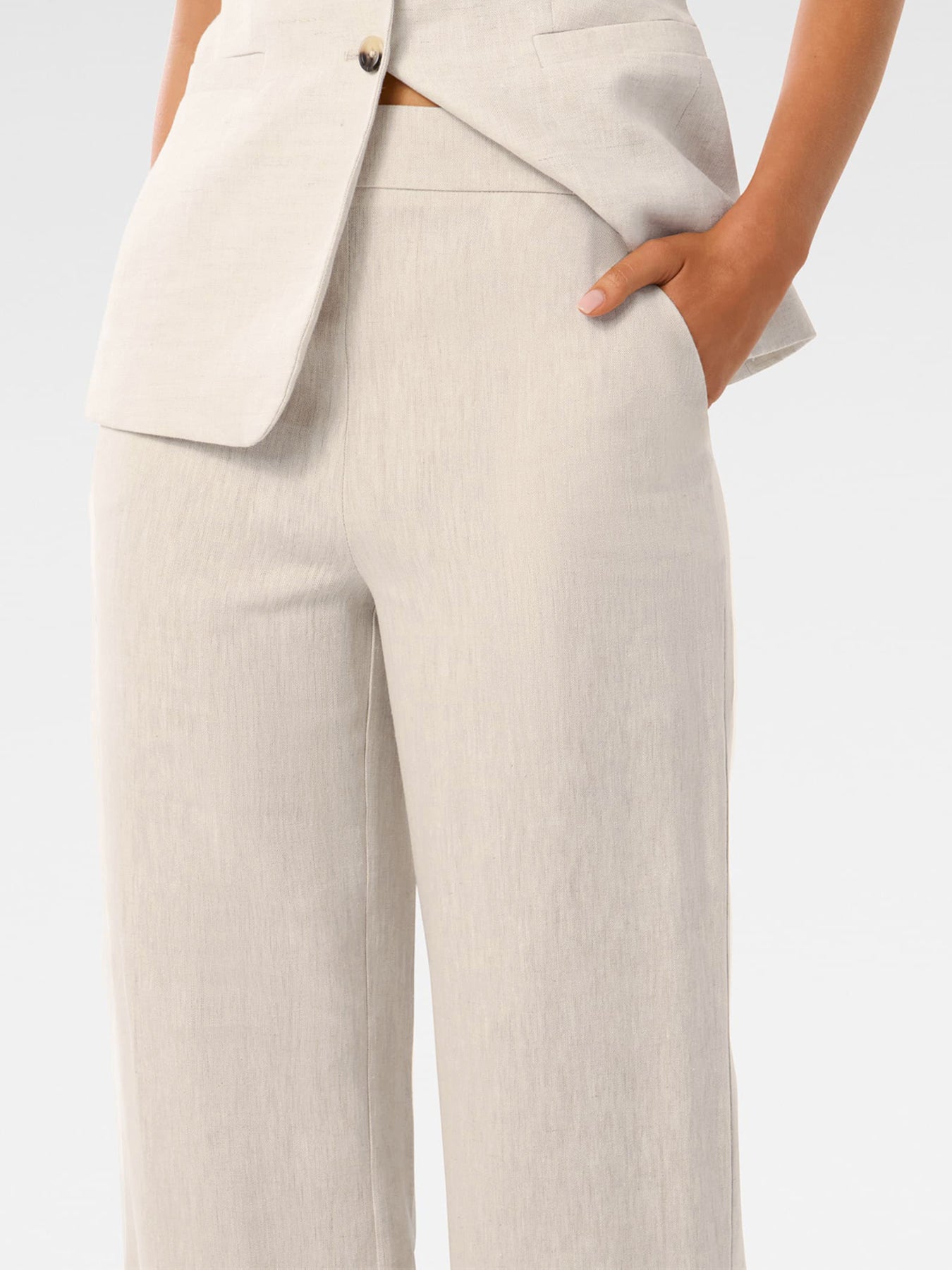 Martha Linen Wide Leg Pants