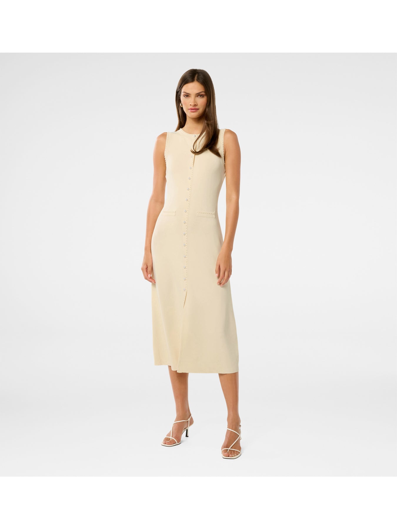 Delilah Pearl Detail Knitted Dress